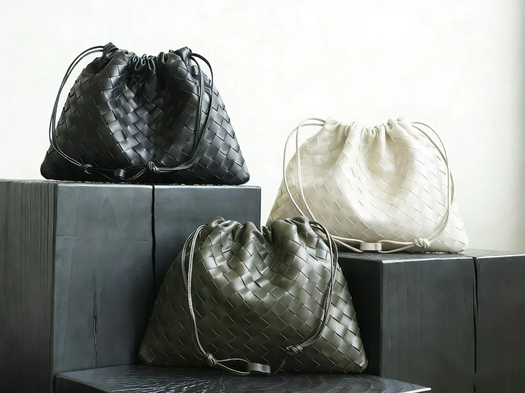 Woven Drawstring Bag - Image 2