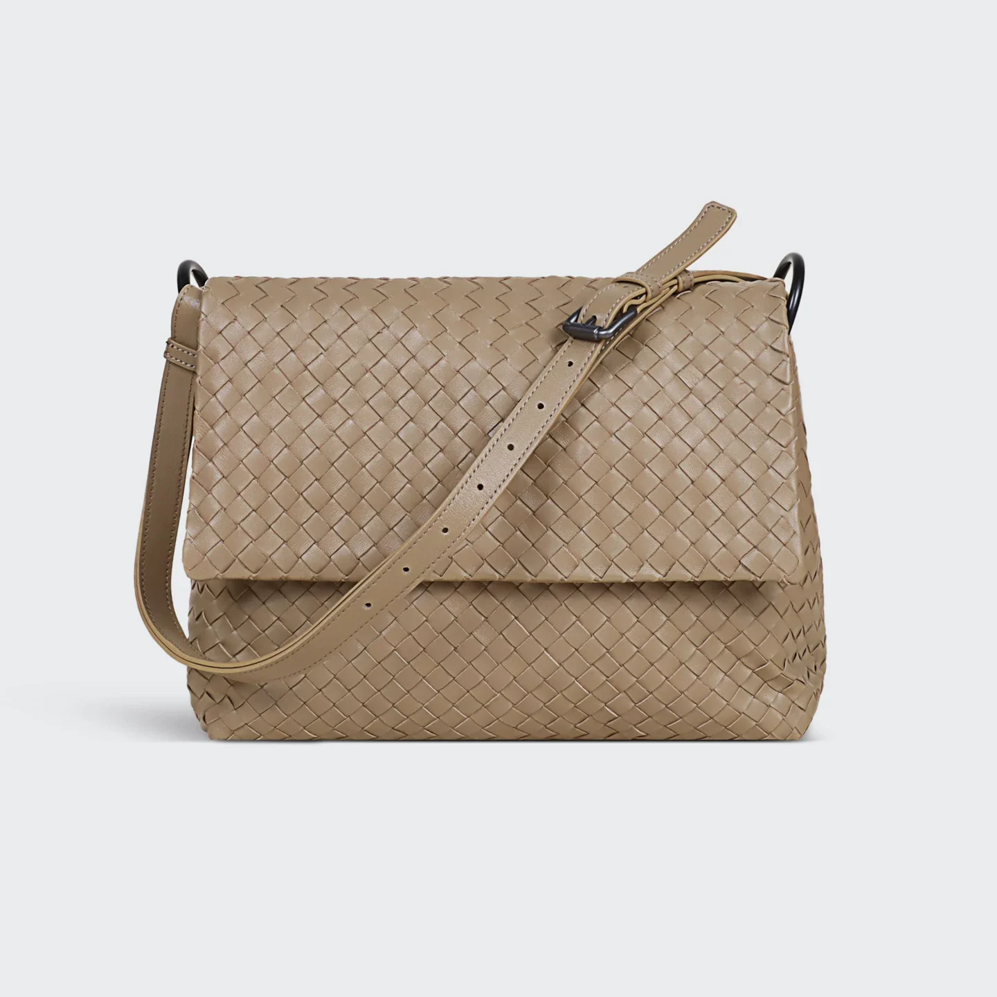 Woven Flap Shoulder Bag - Image 11