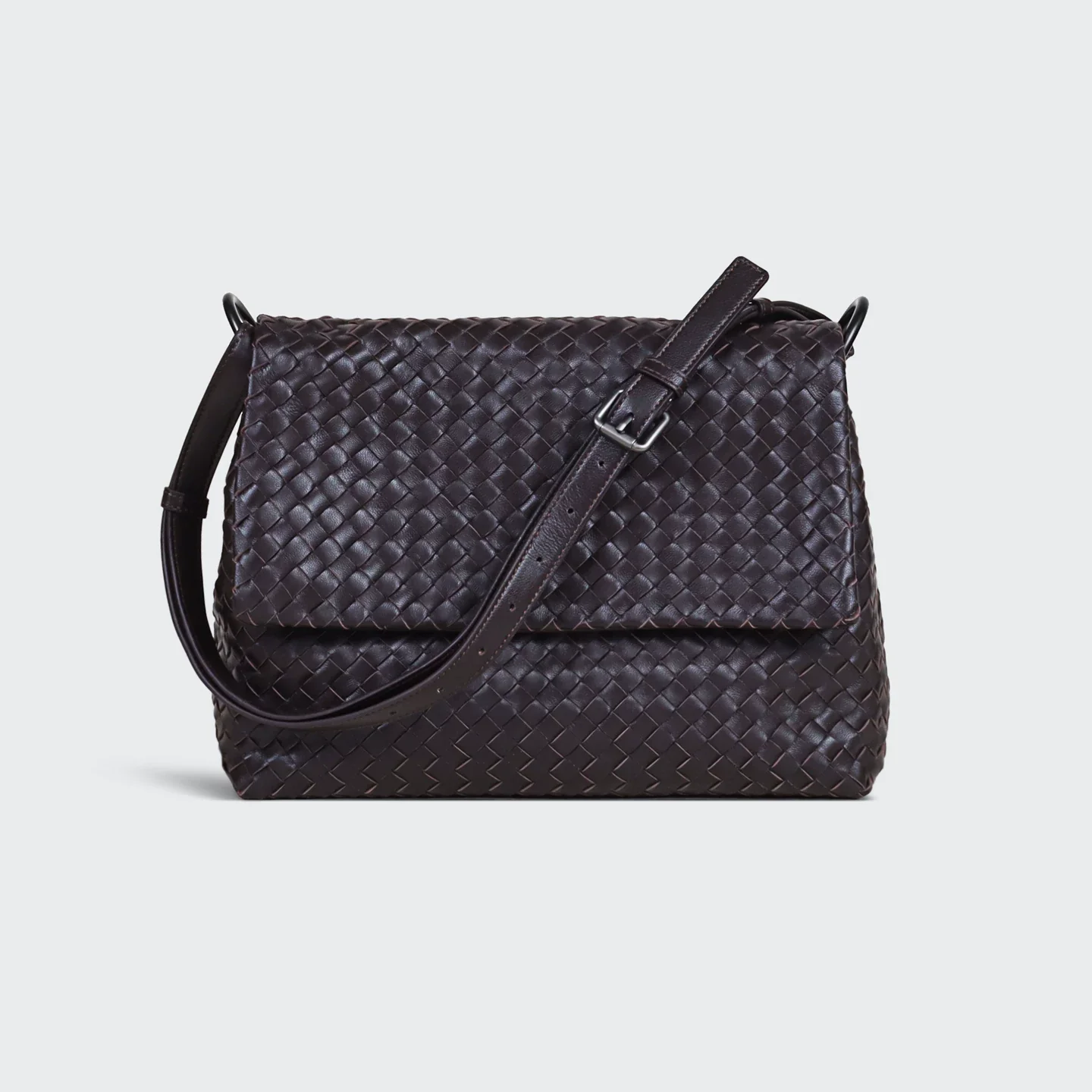 Woven Flap Shoulder Bag - Image 12