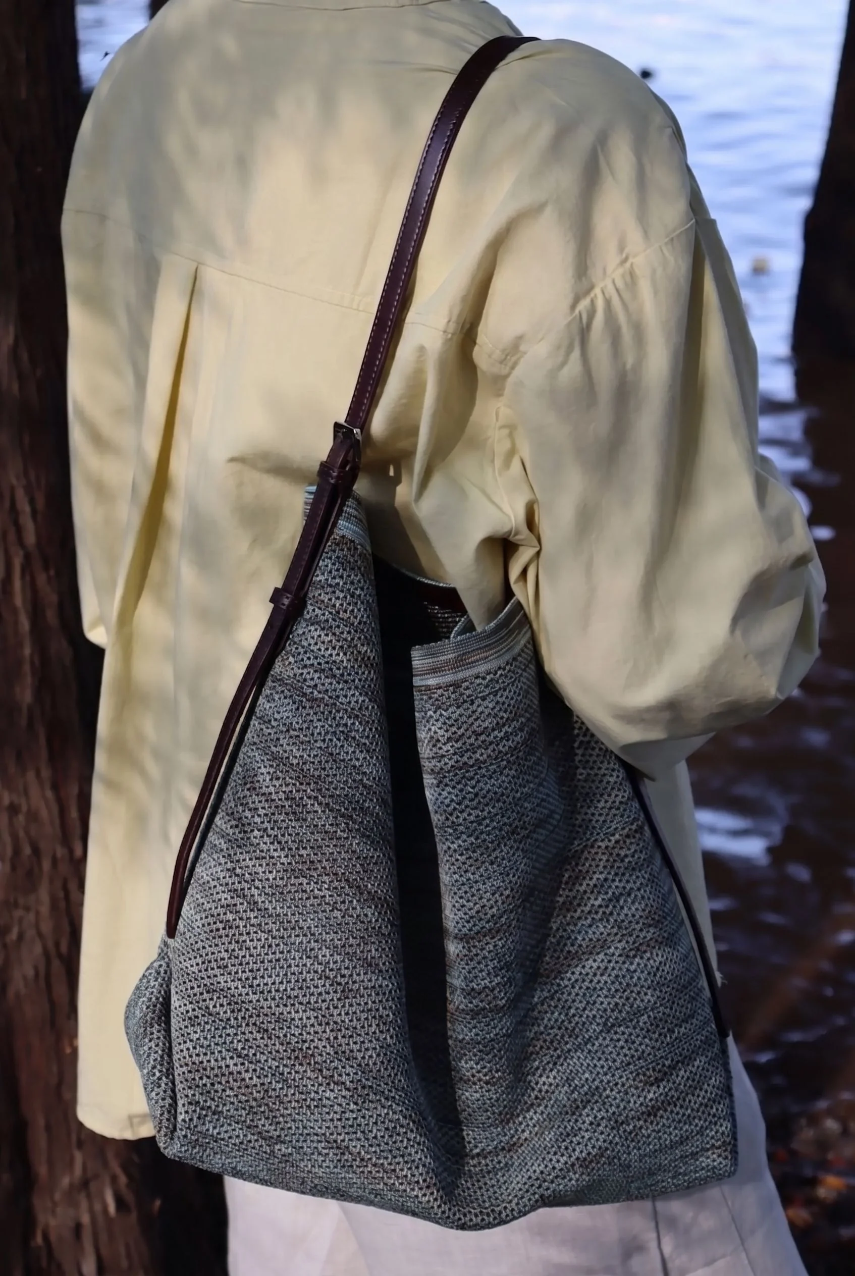 Woven Hobo Bag