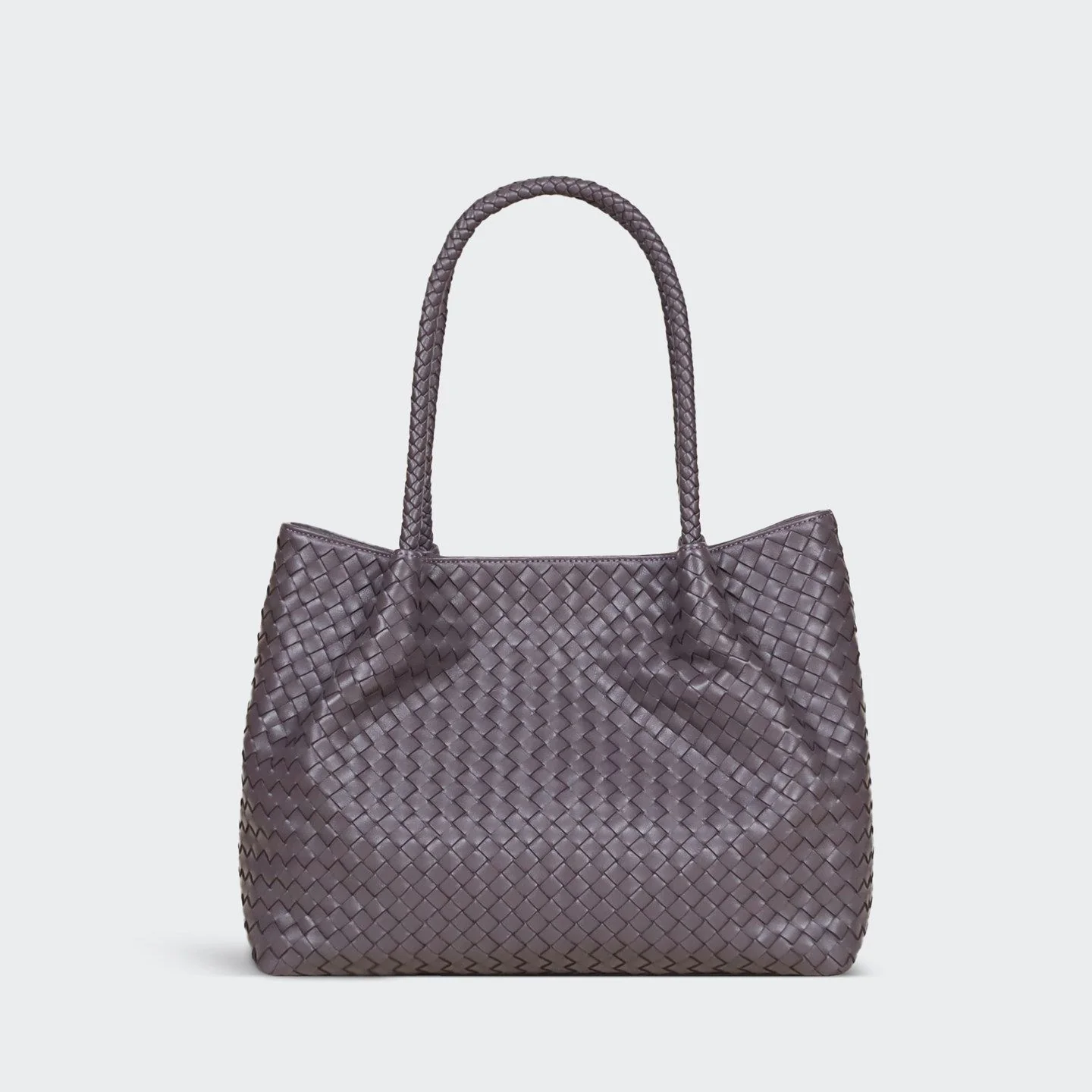Woven Lambskin Leather Tote - Image 10