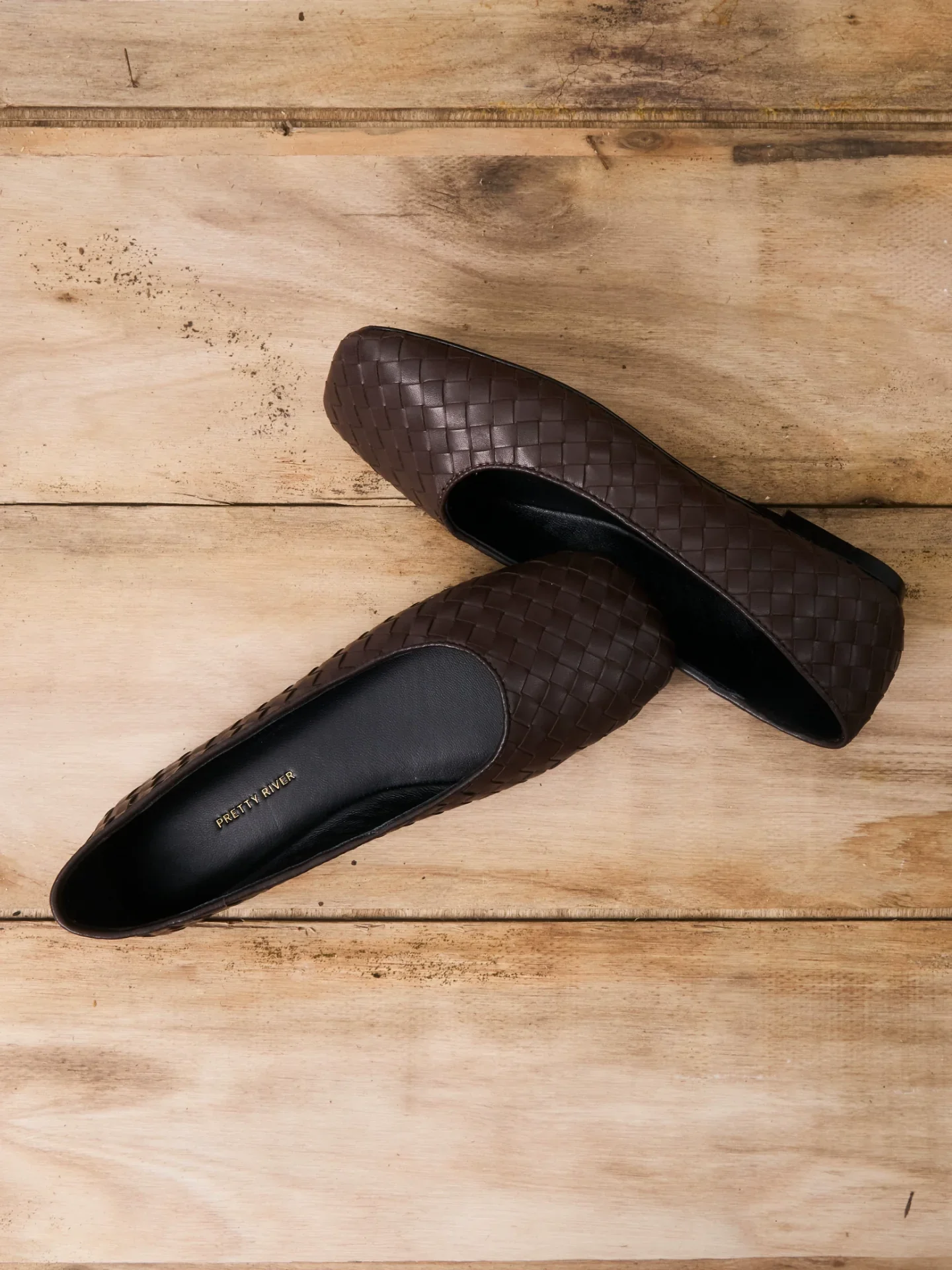 Woven Leather Ballet Flats - Image 6
