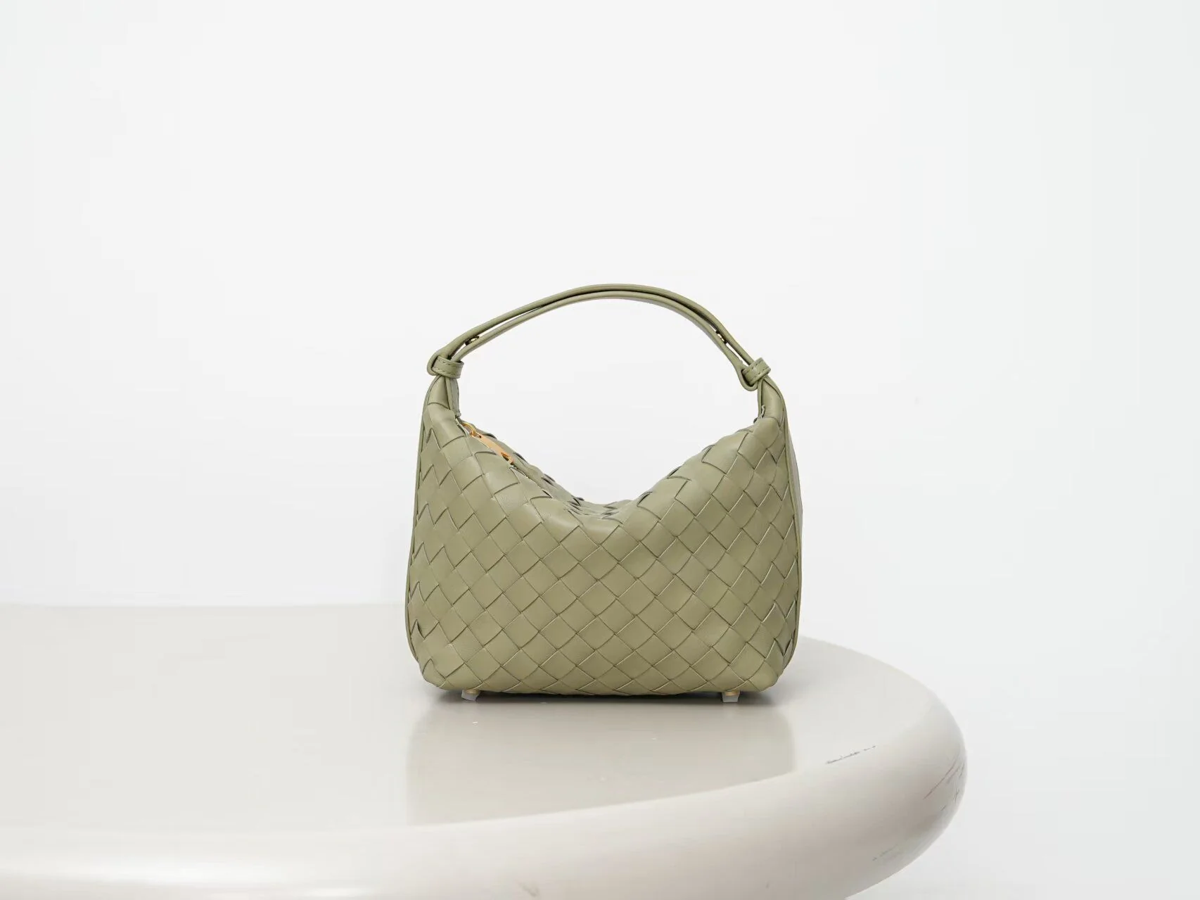 Woven Mini Hobo Bag - Image 6