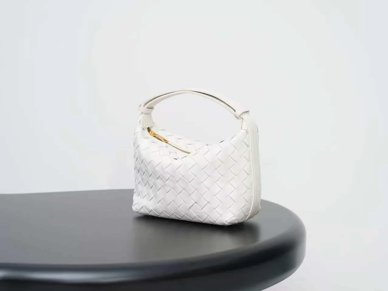 Woven Mini Hobo Bag - Image 8