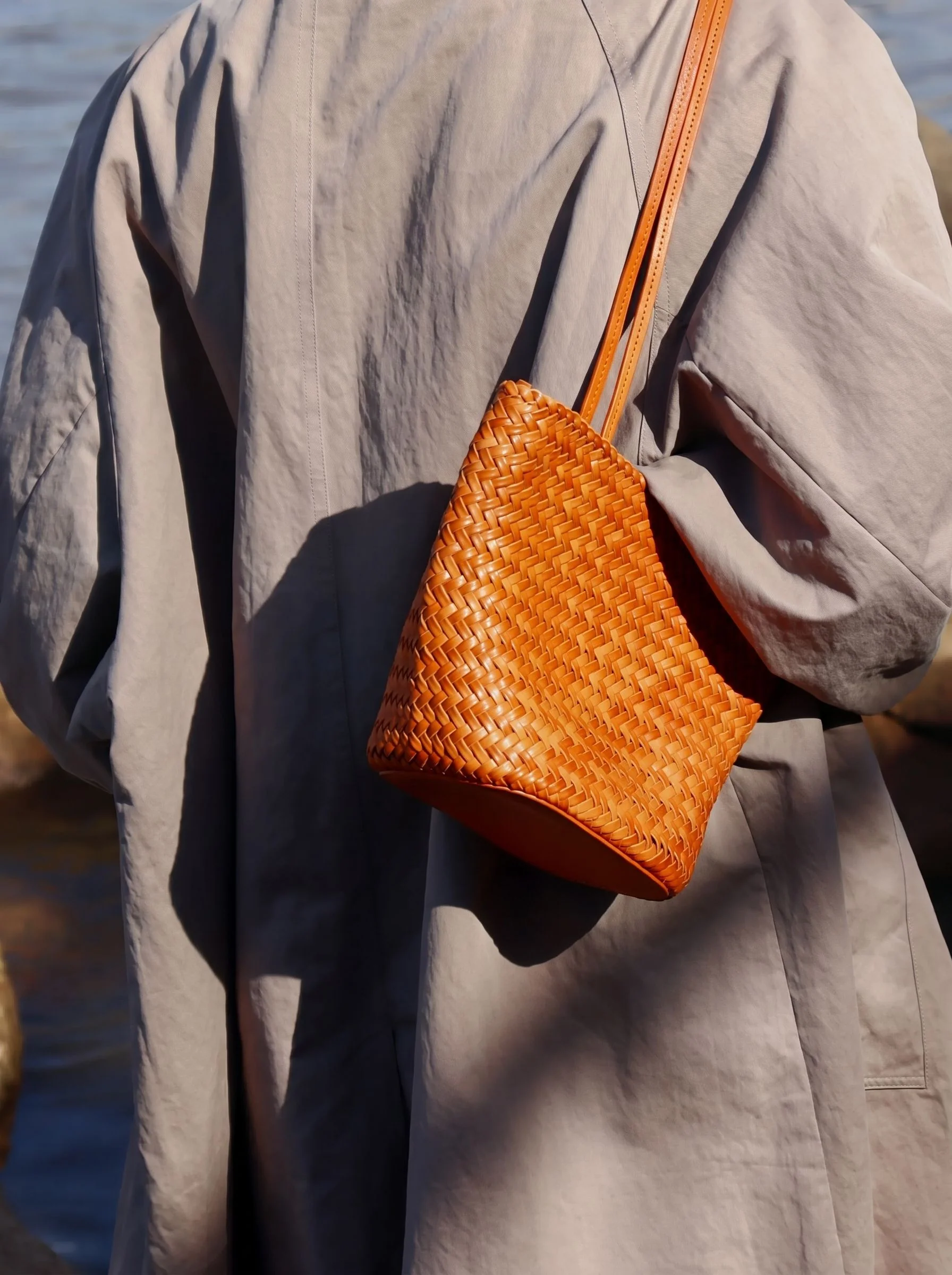 Woven Shoulder Tote - Image 3