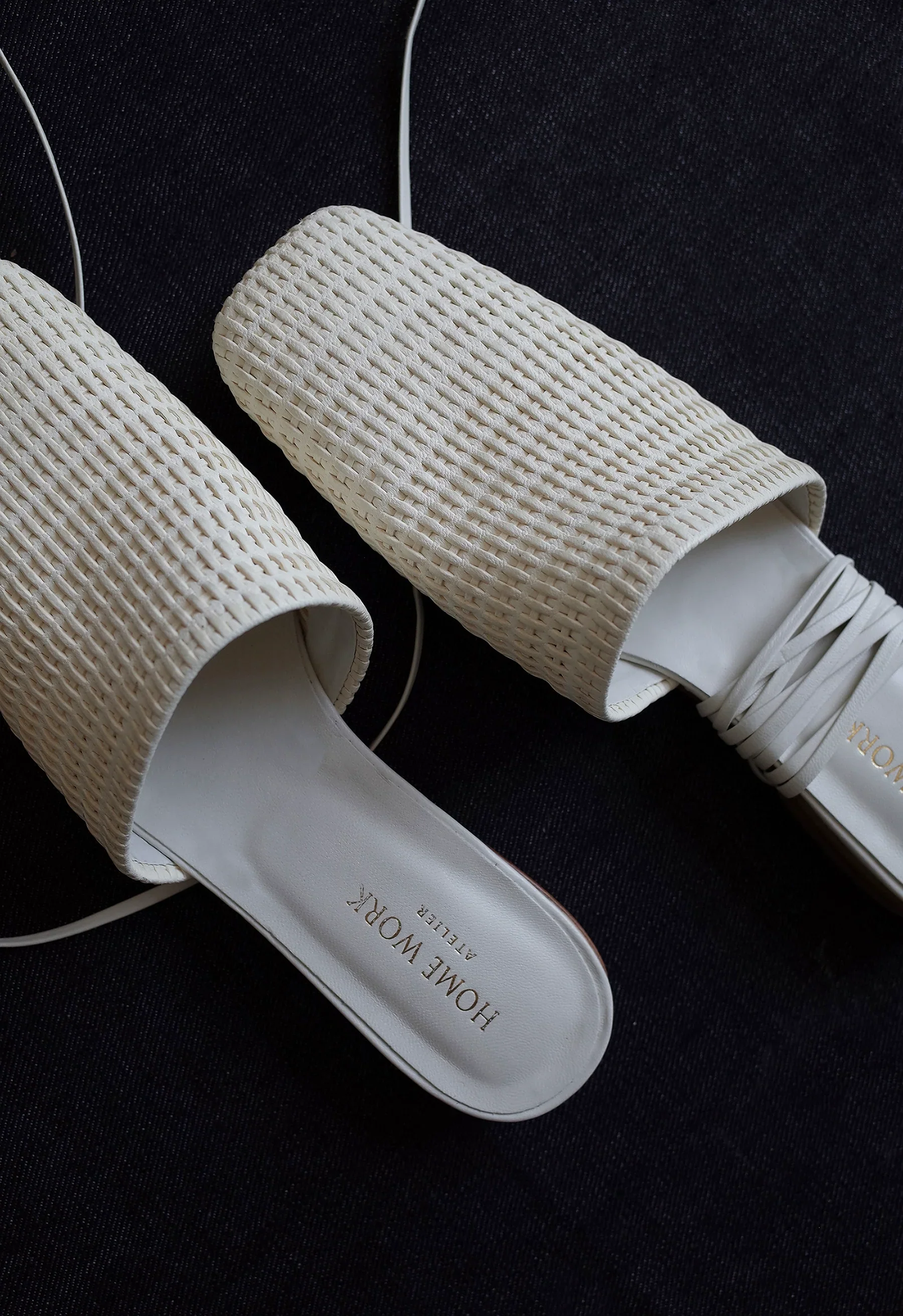 Woven Square-Toe Mules - Image 3