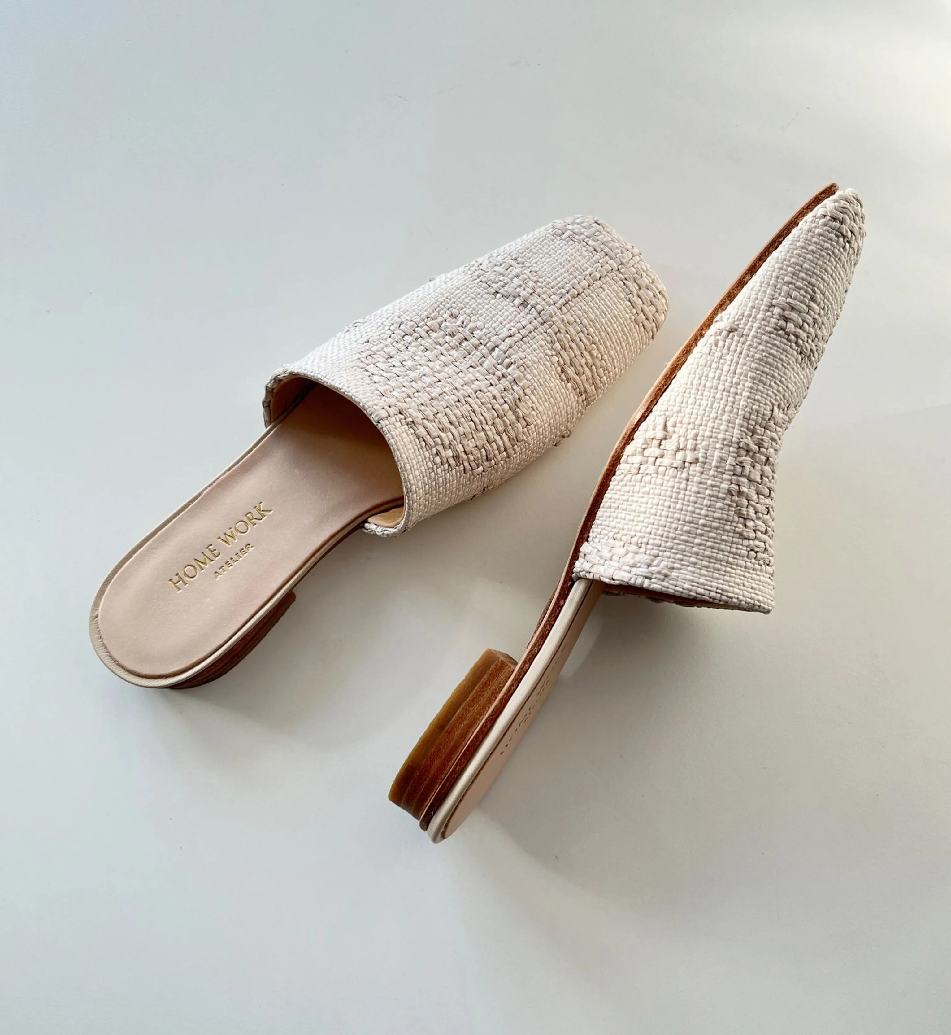 Woven Square-Toe Mules - Image 3