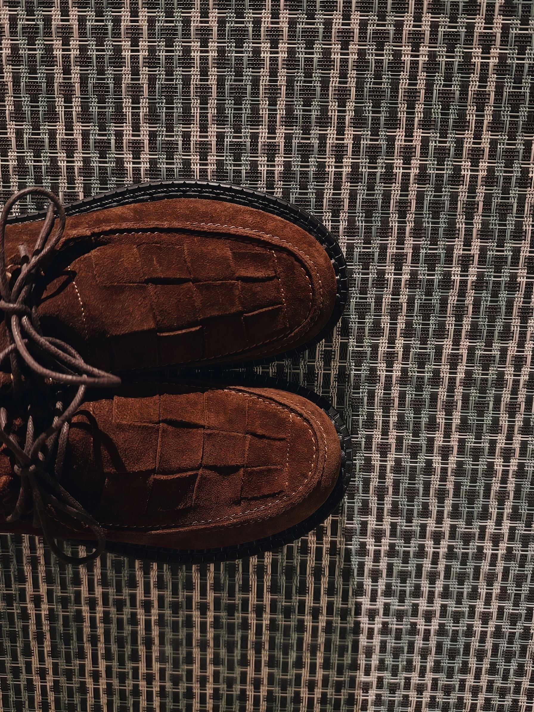 Woven Suede Derbies - Image 3