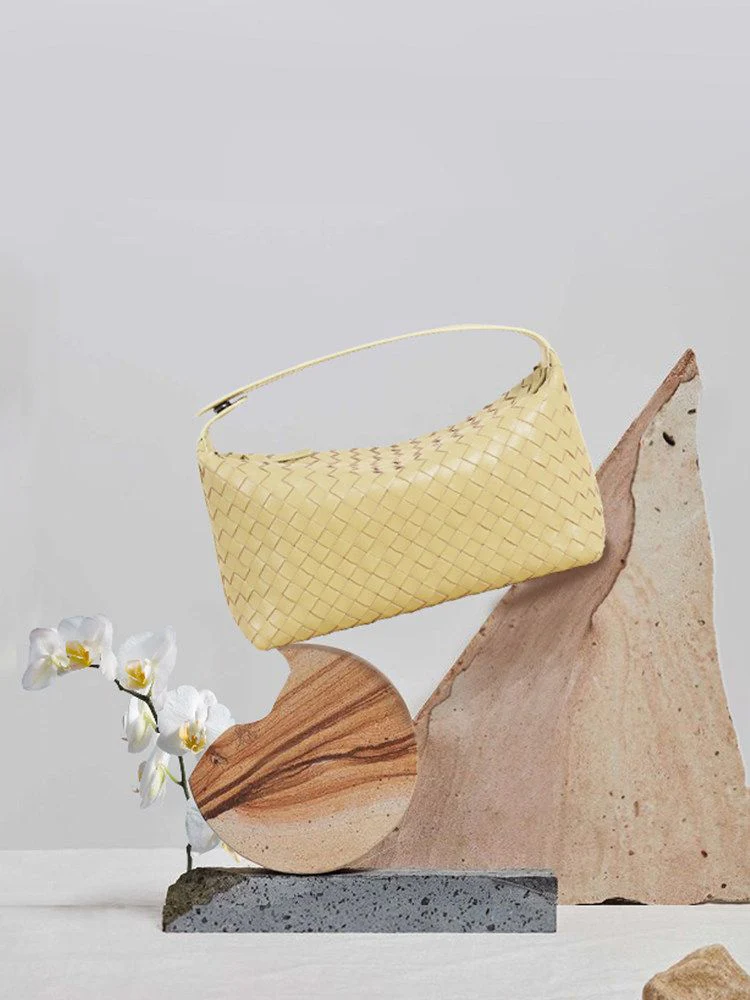 Woven Top-Handle Bag - Image 2