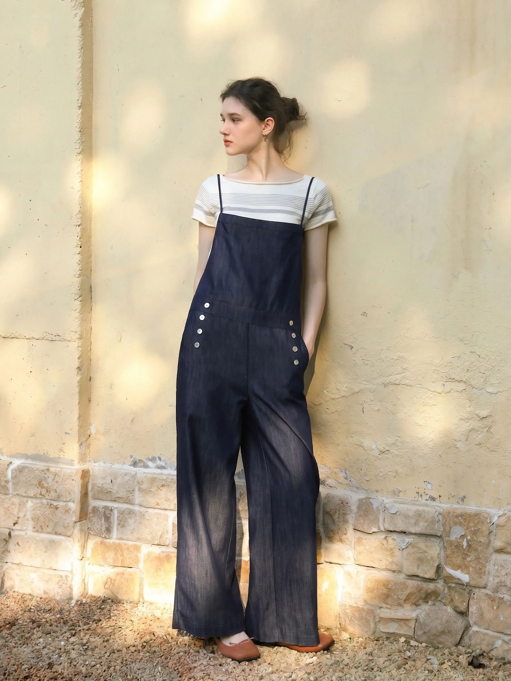 Wrap Bib Jumpsuit