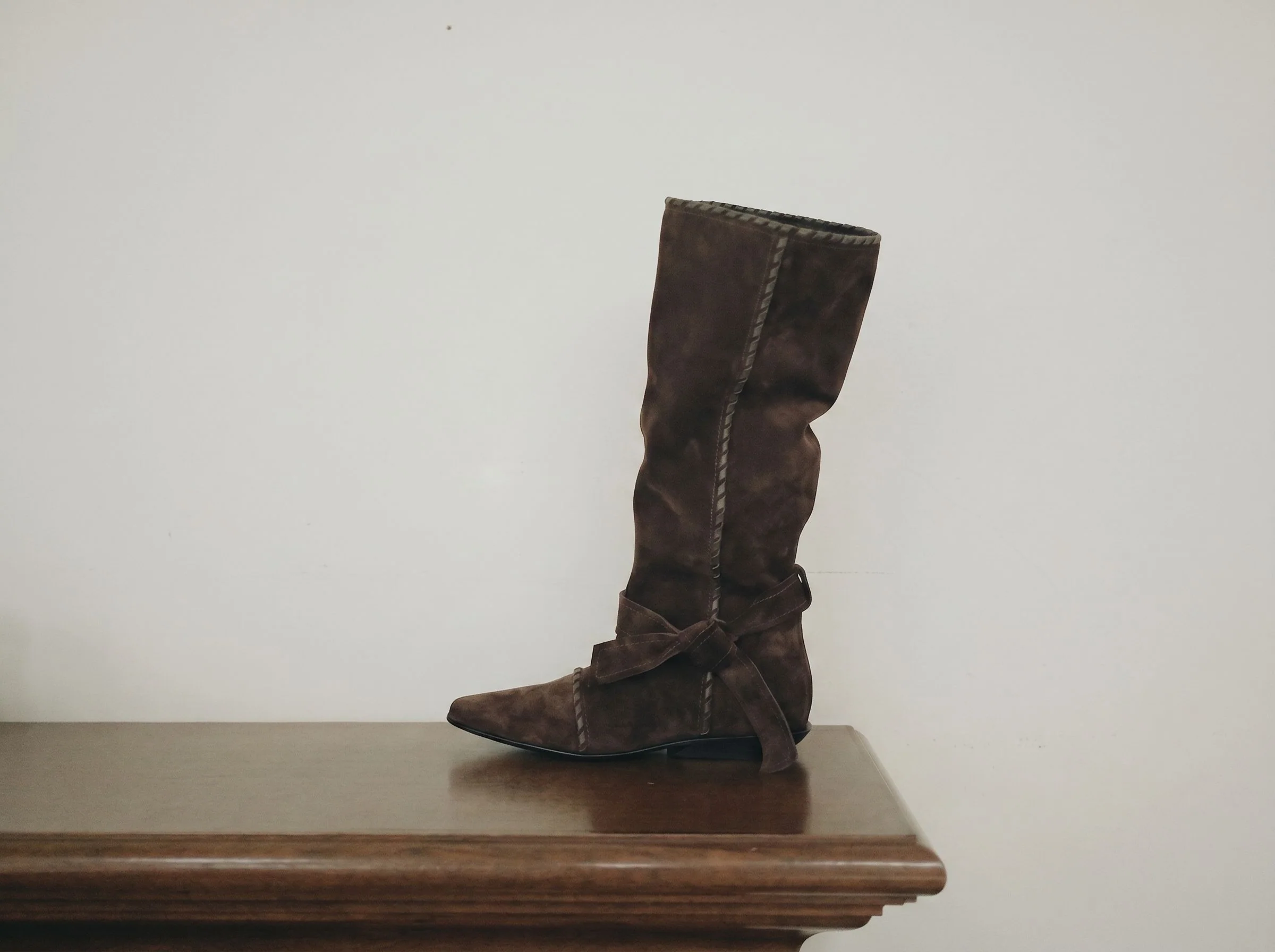 Wrap-Tie Slouch Boots - Image 3