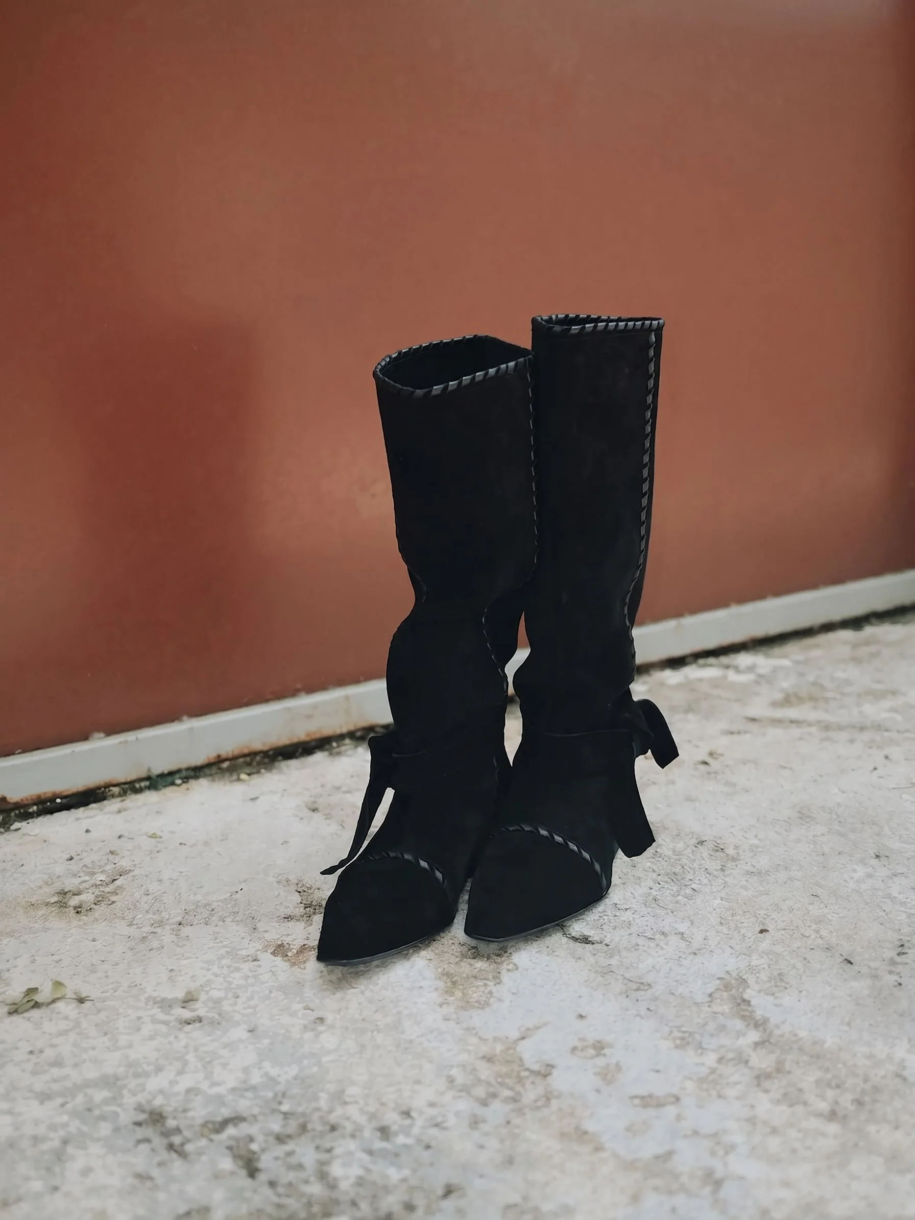 Wrap-Tie Slouch Boots - Image 6