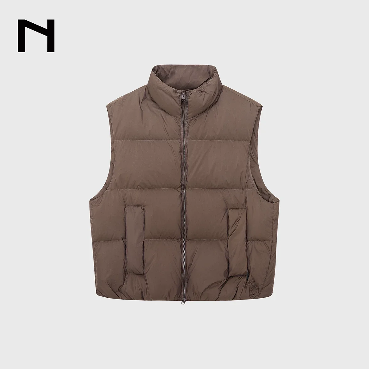 Wrinkled Lightweight Down Vest - Image 7