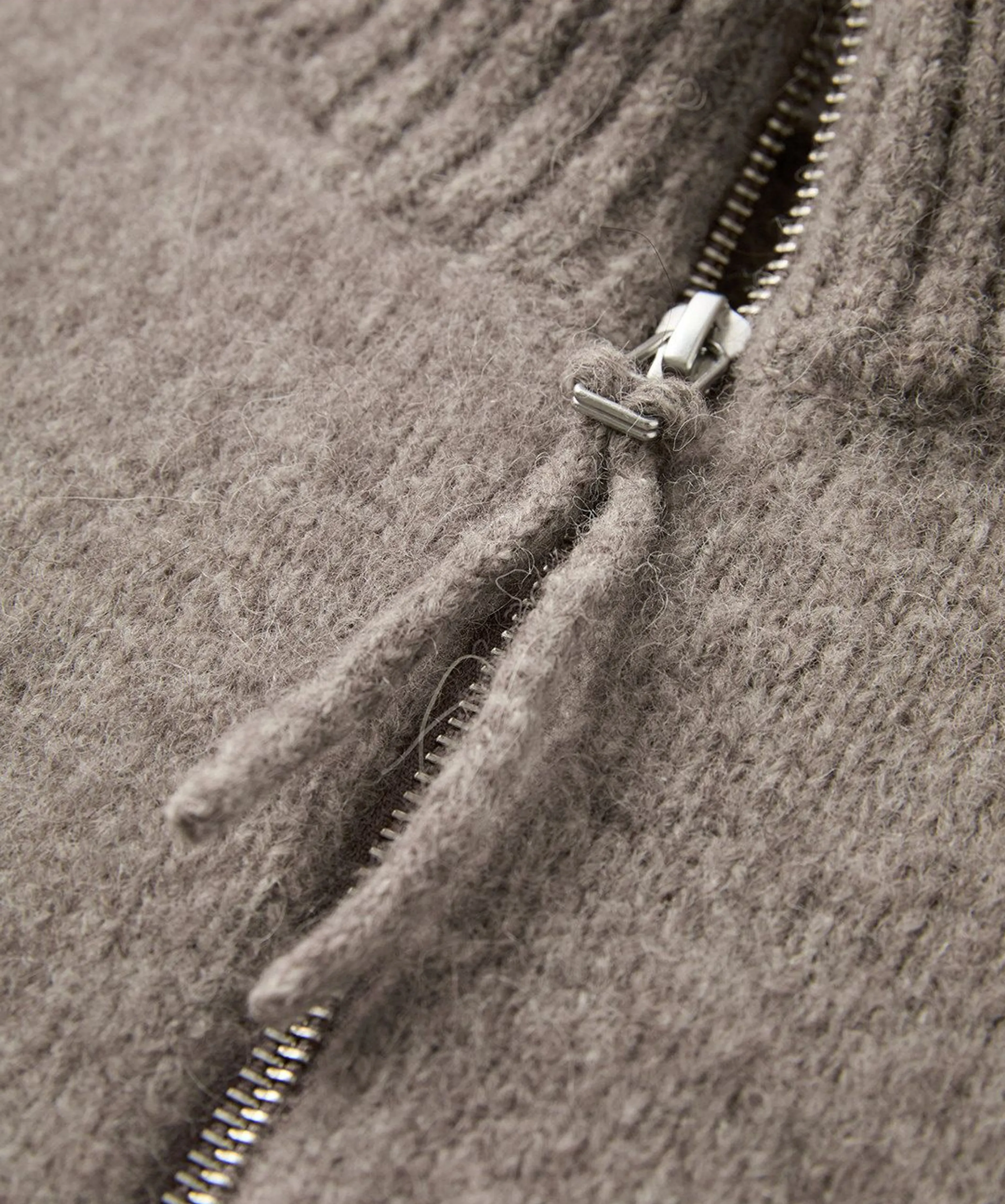 Yak Alpaca Half-Zip Mock-Neck Sweater - Image 4