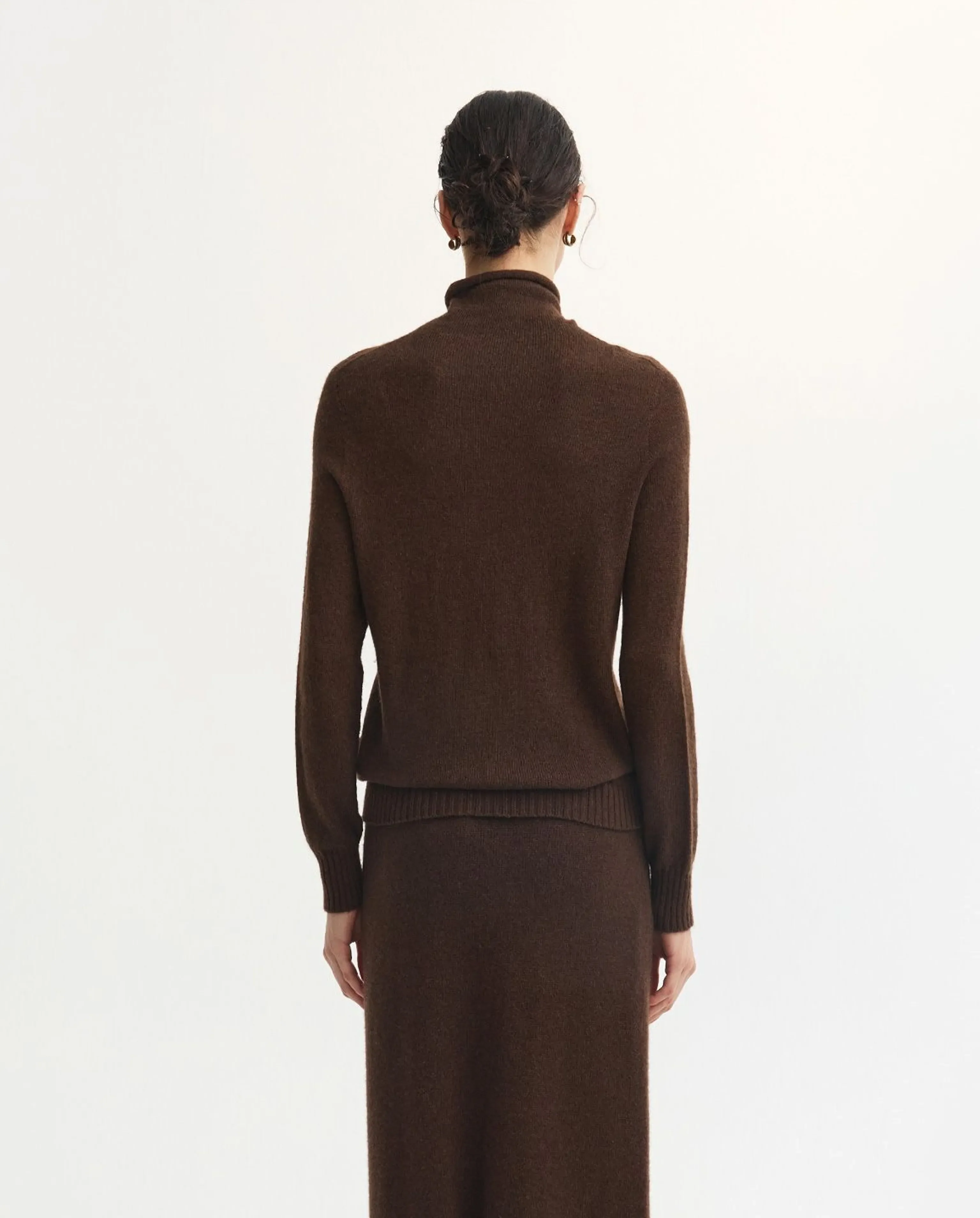 Yak Wool High-Neck Sweater - Image 3