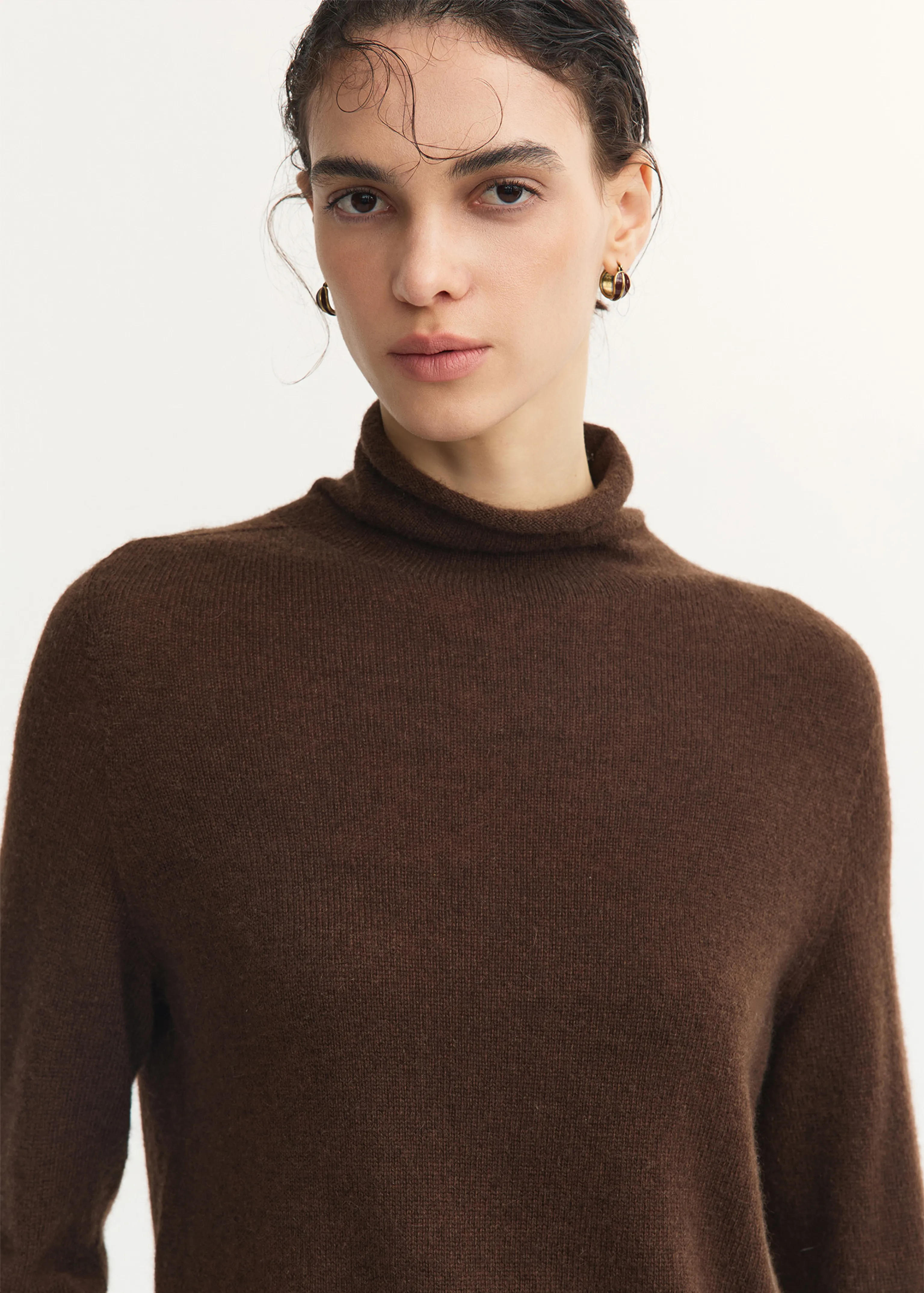 Yak Wool High-Neck Sweater - Image 4