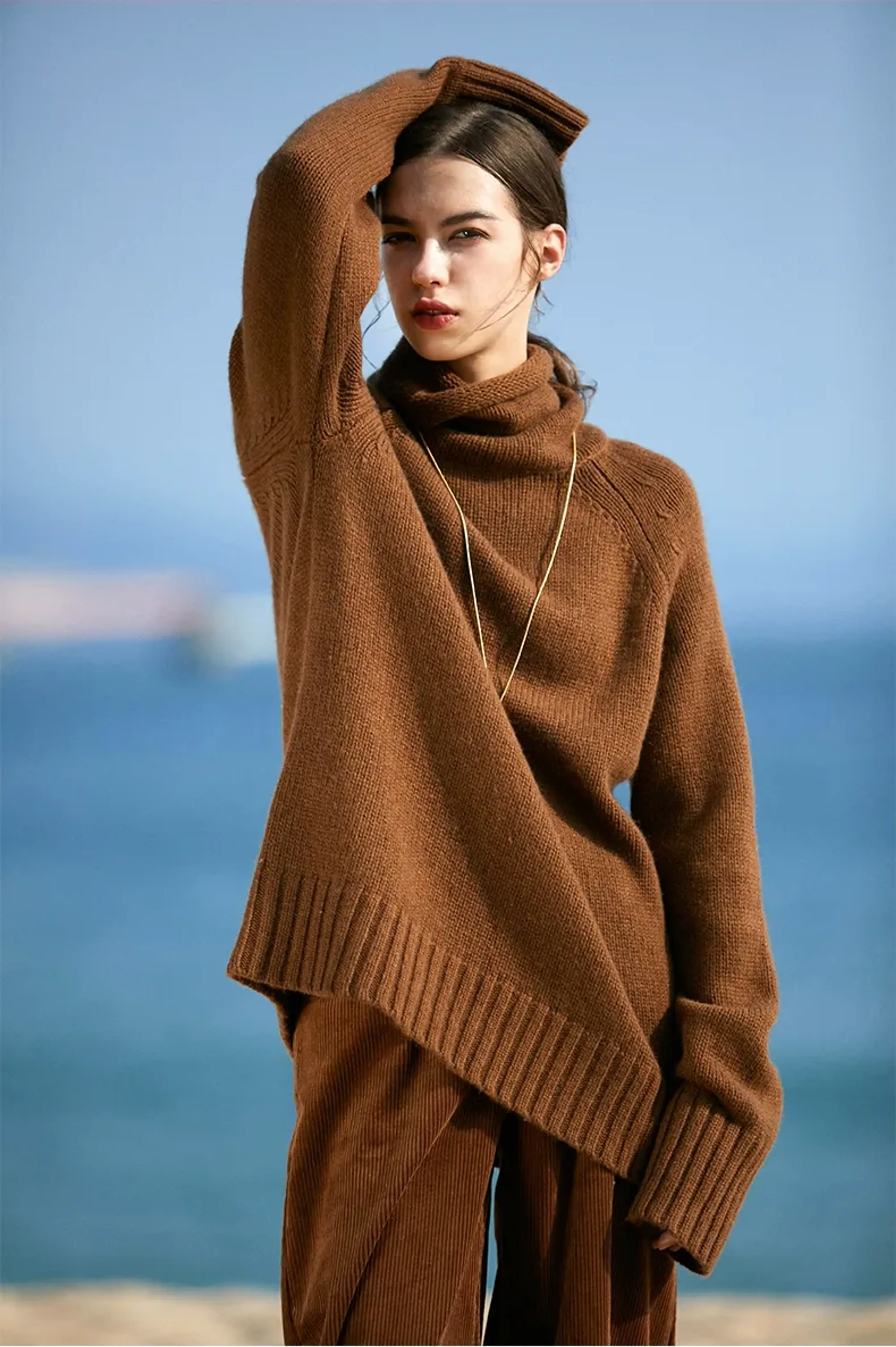 Yak Wool Turtleneck Sweater - Image 4