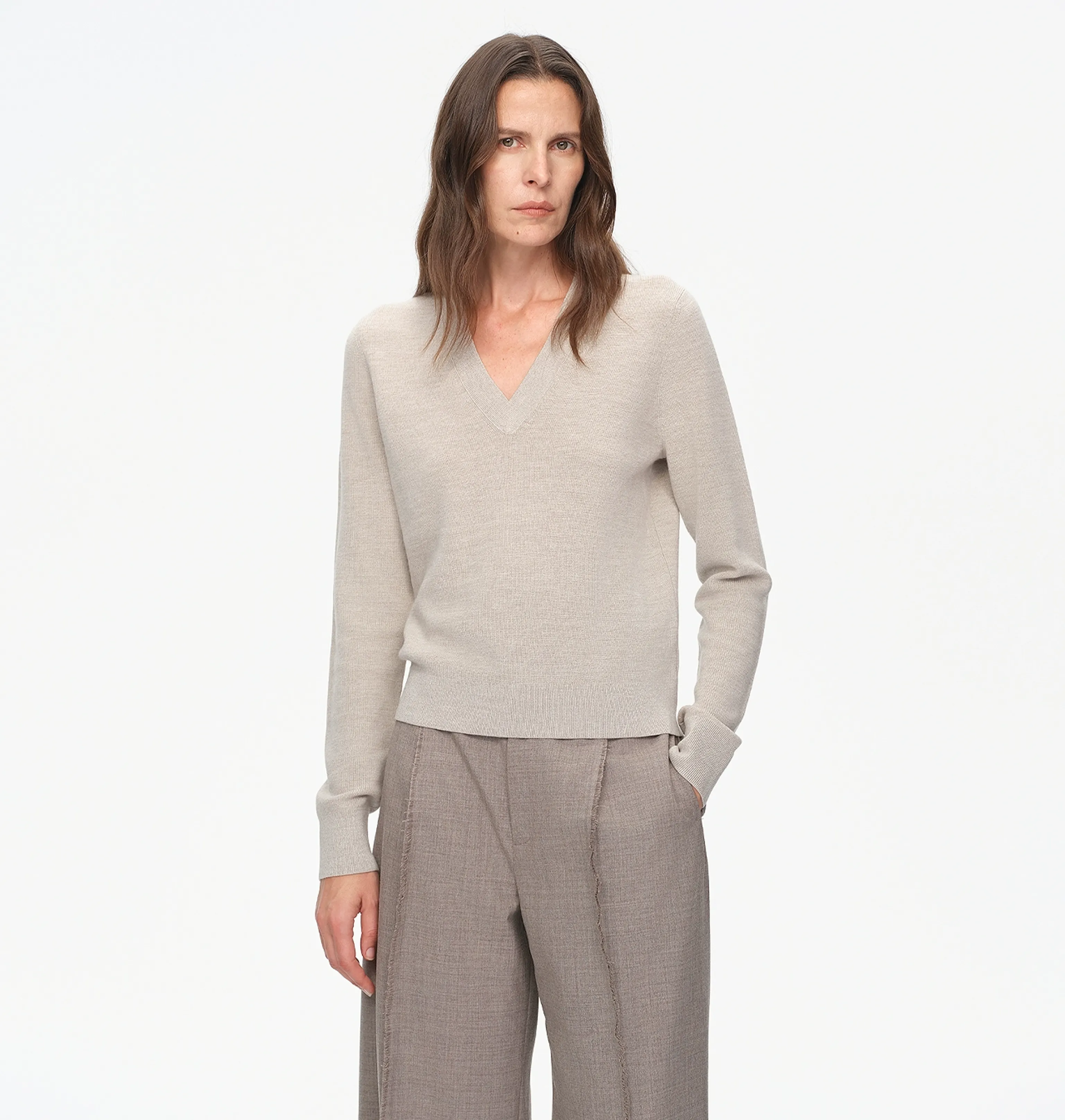 Yangtze V-Neck Sweater