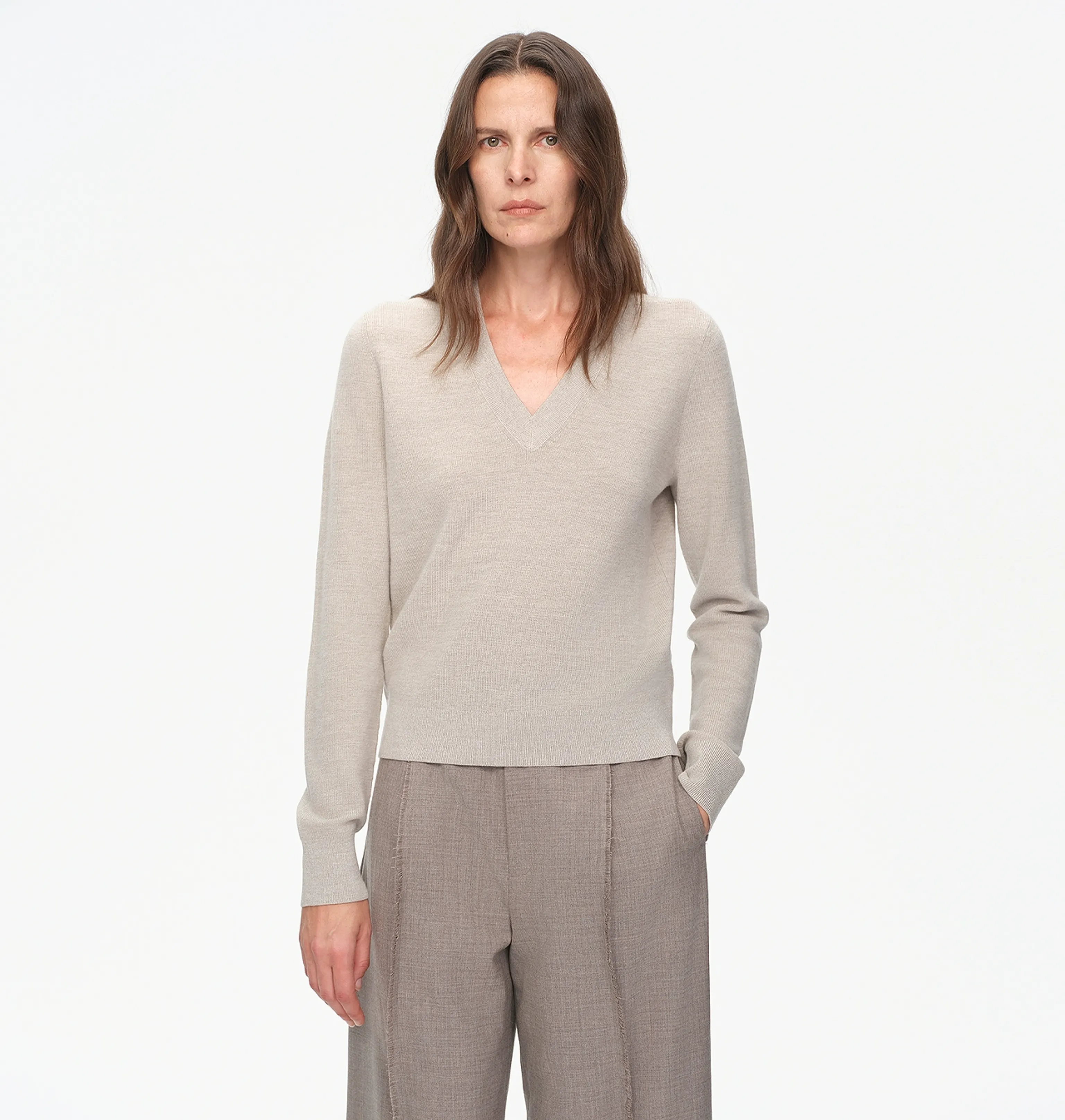 Yangtze V-Neck Sweater - Image 3