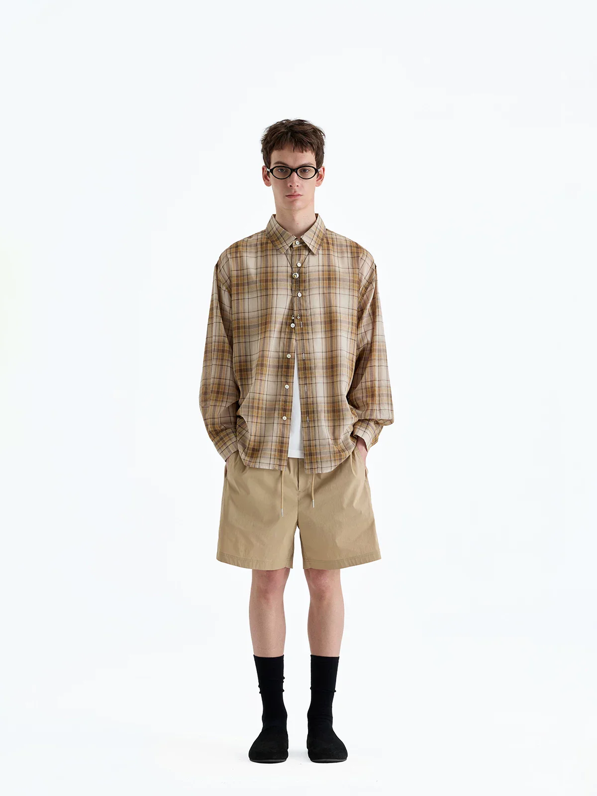 Yarn-Dyed Plaid Cotton Shirt - Image 3