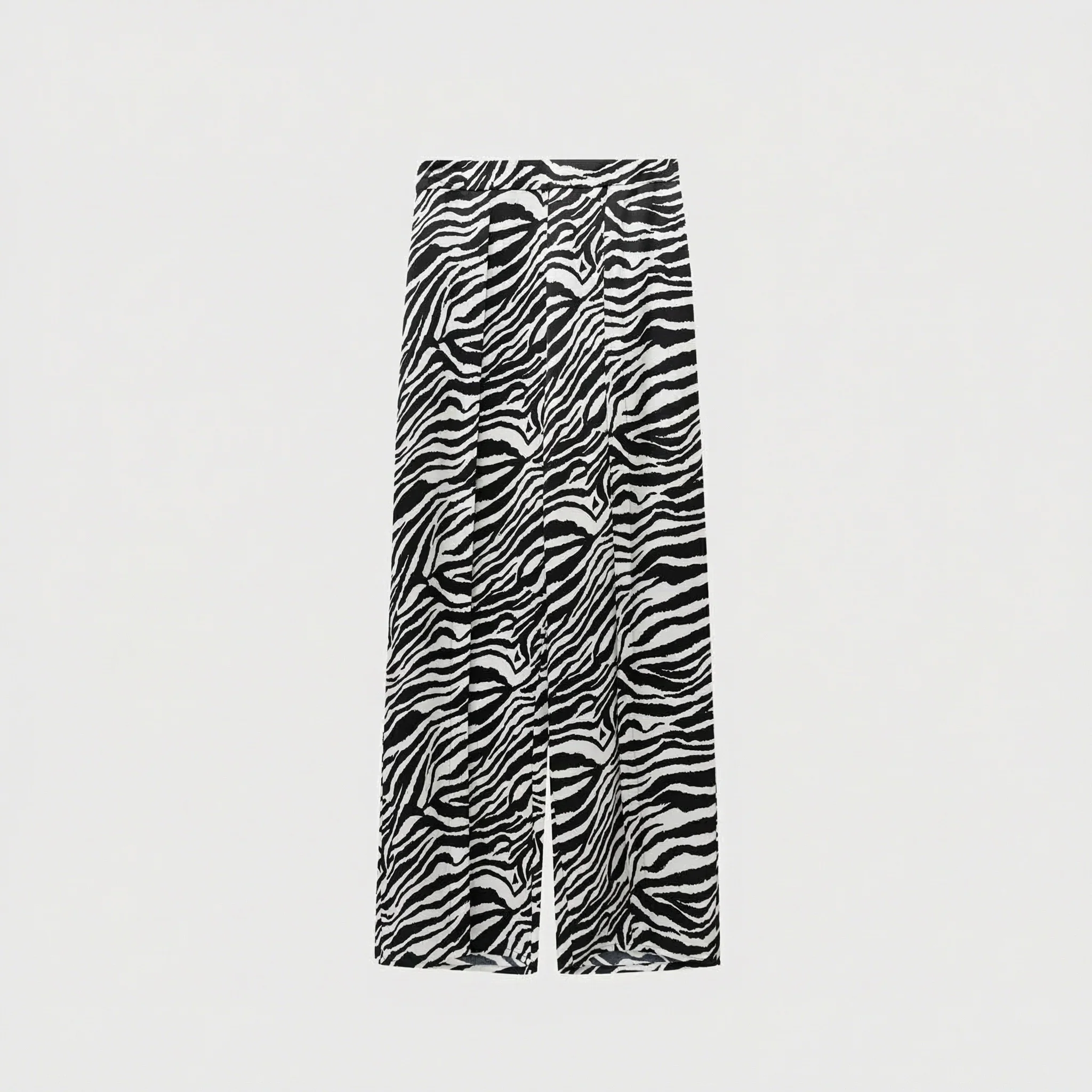 Zebra Print Wide-Leg Pants - Image 6