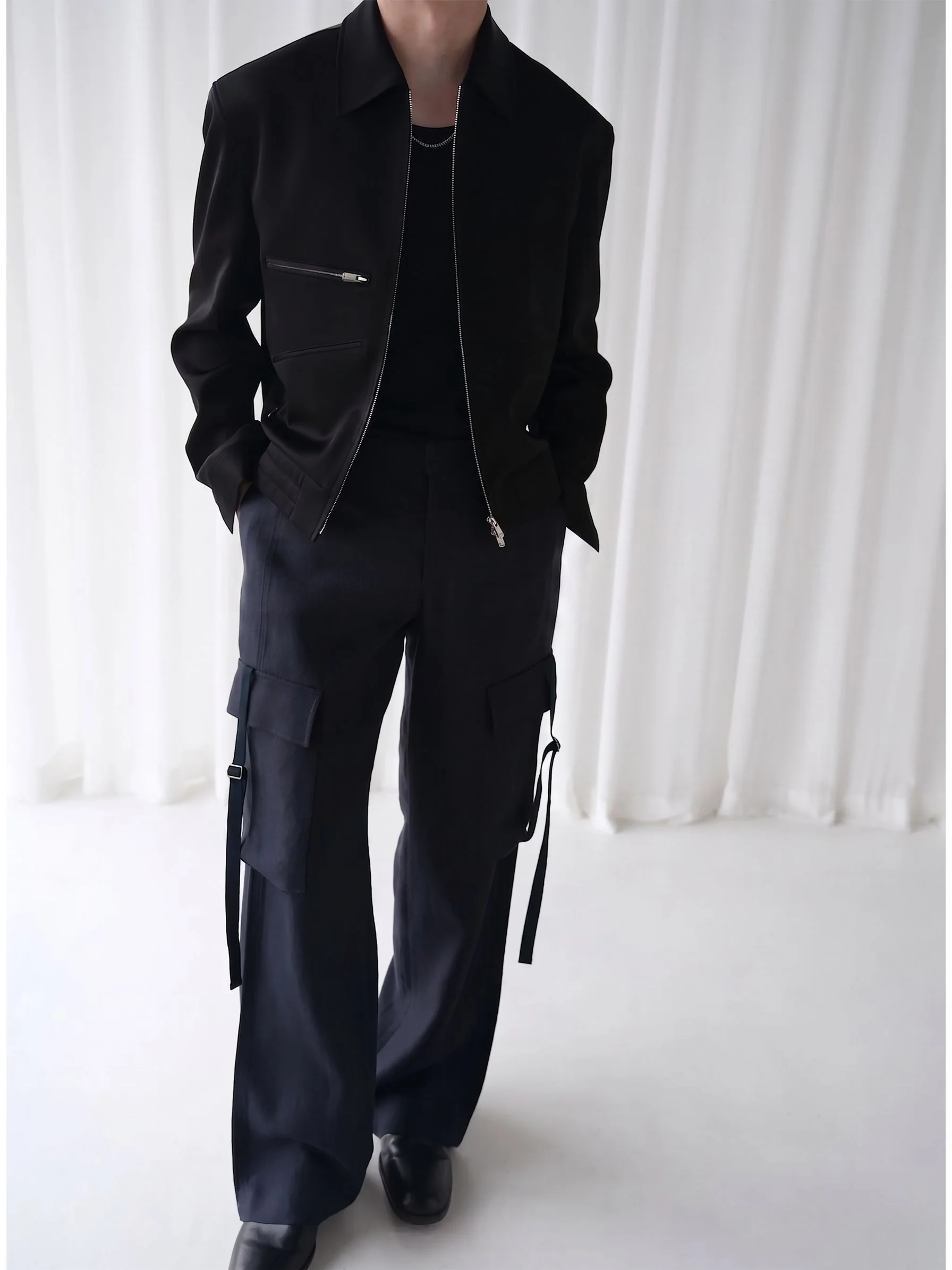 Zip Blouson Jacket