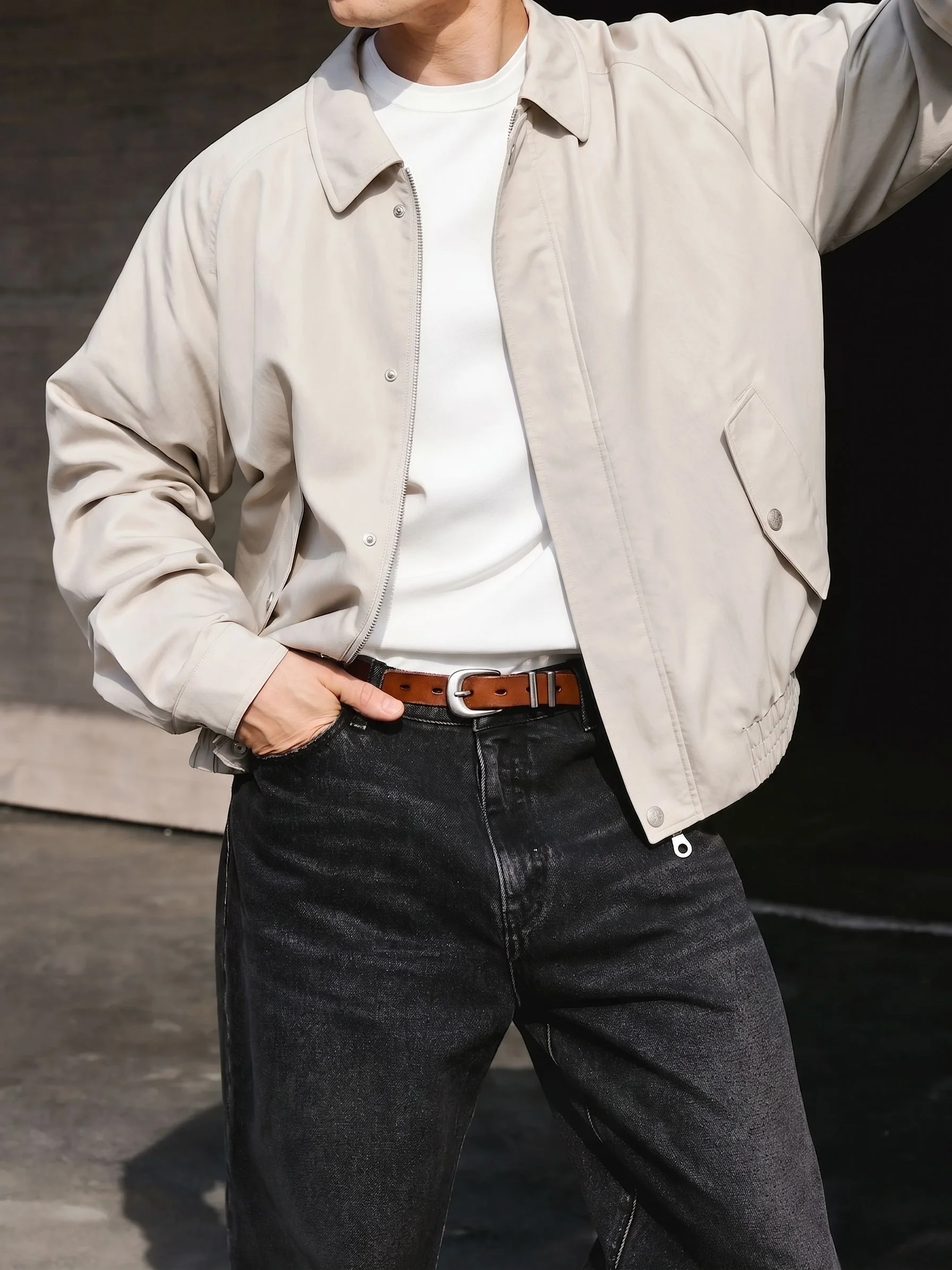 Zip Blouson Jacket - Image 3