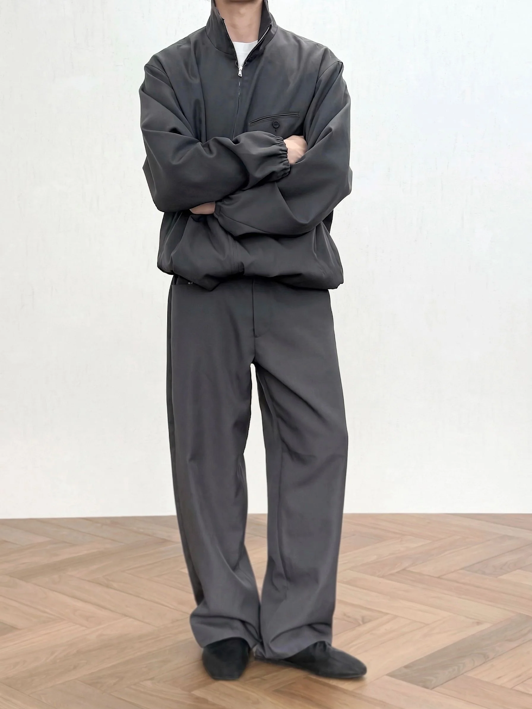 Zip Blouson Set