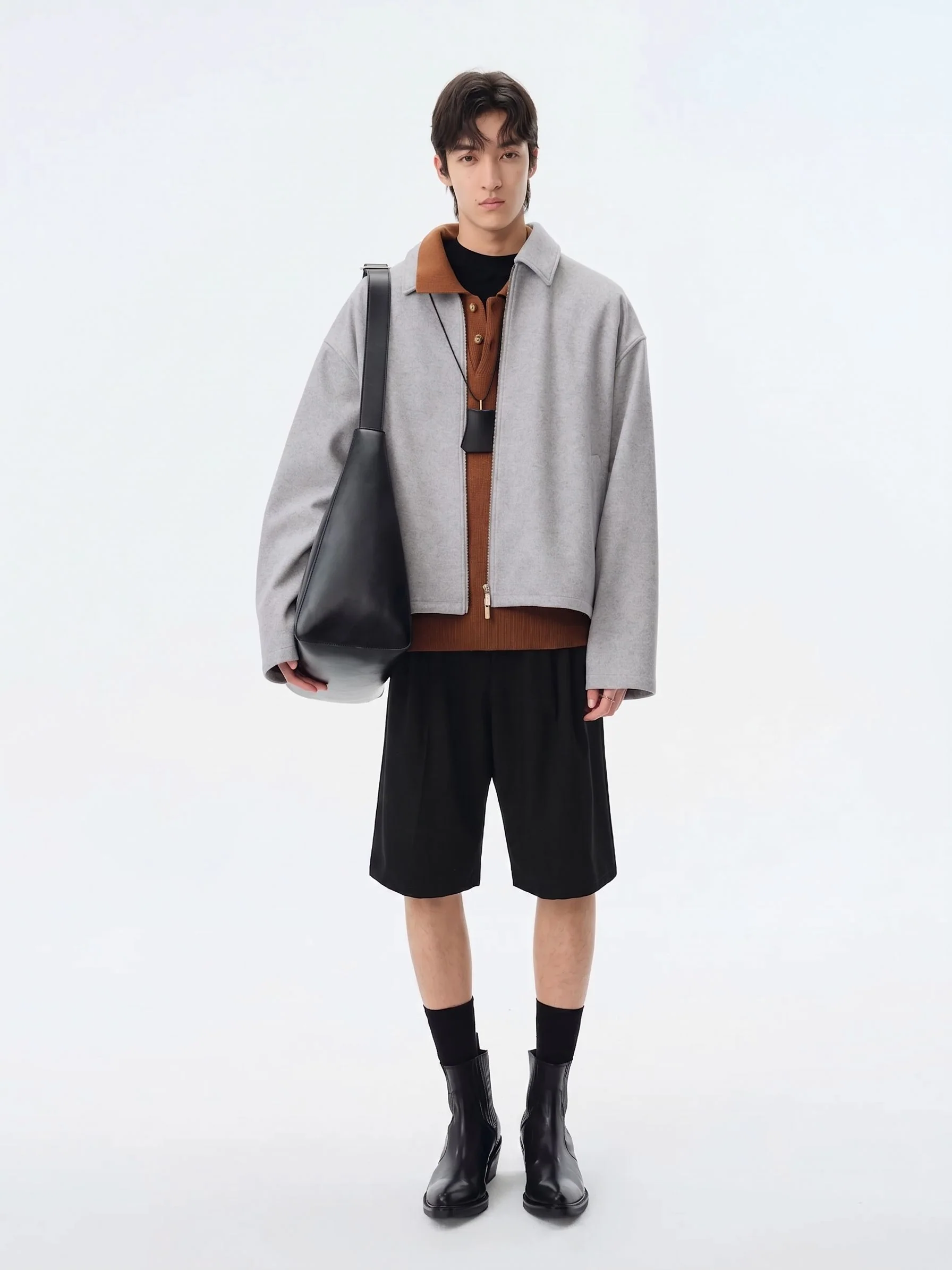 Zip-Front Wool-Blend Jacket - Image 2