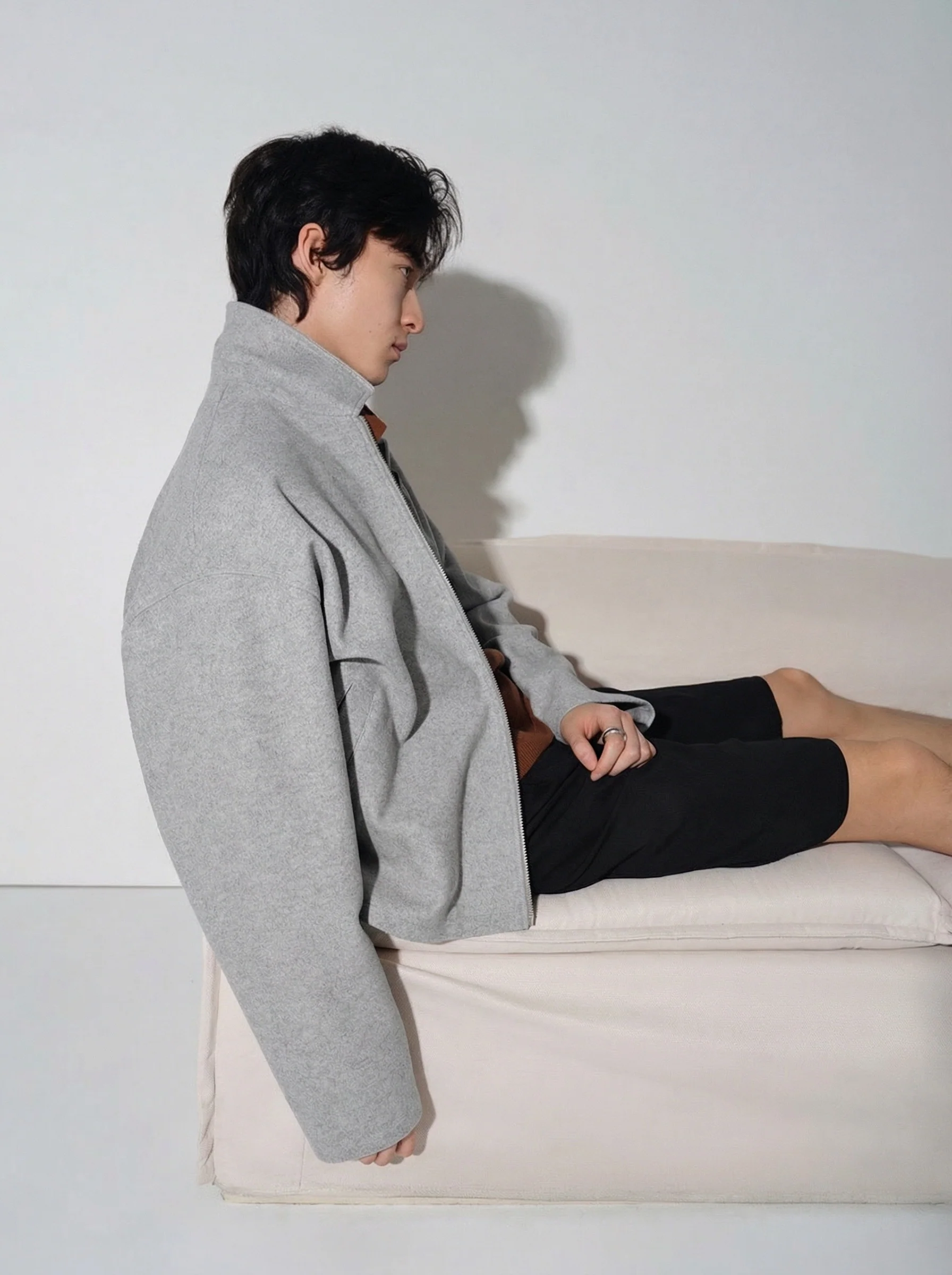 Zip-Front Wool-Blend Jacket - Image 3