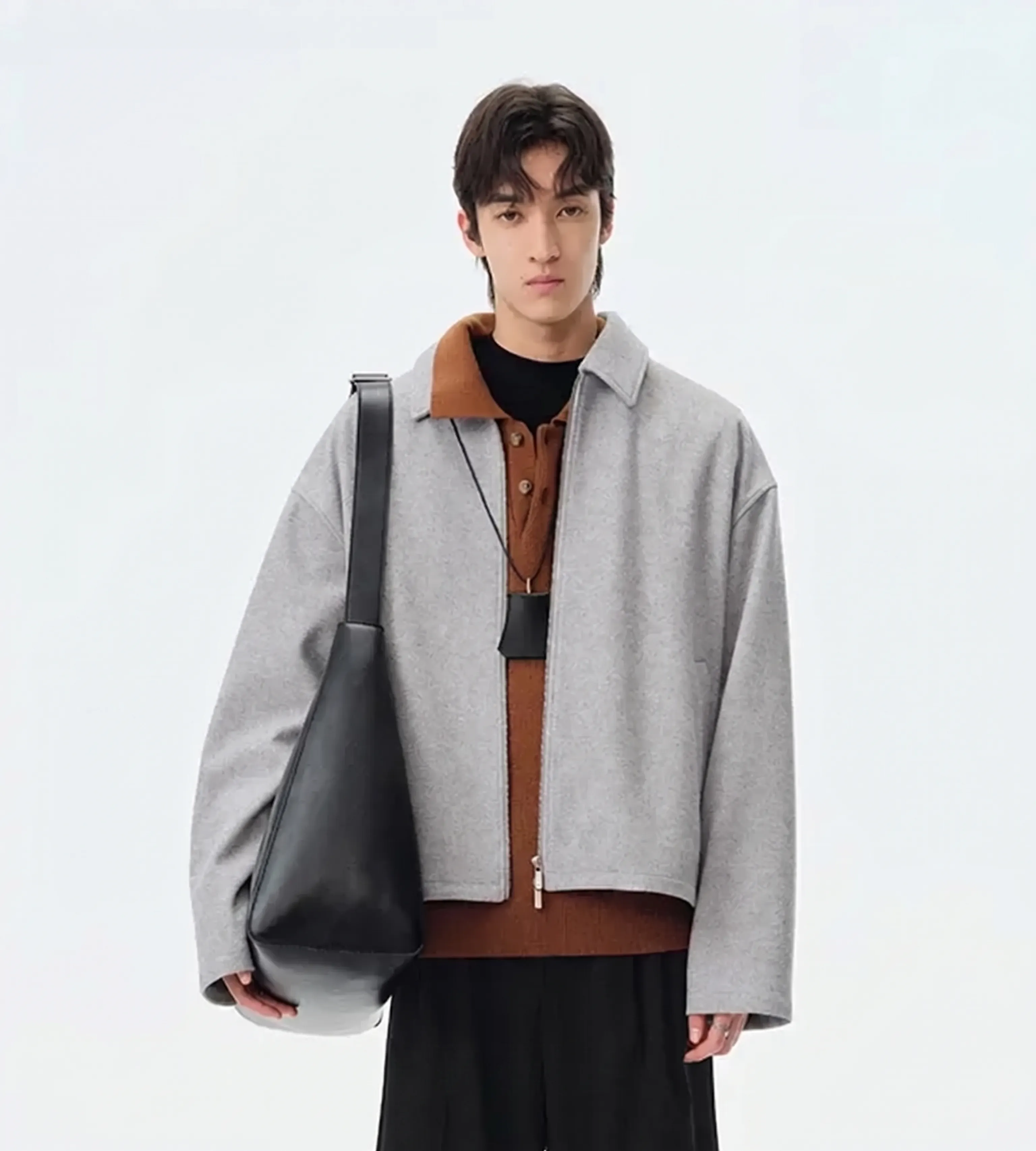 Zip-Front Wool-Blend Jacket - Image 6