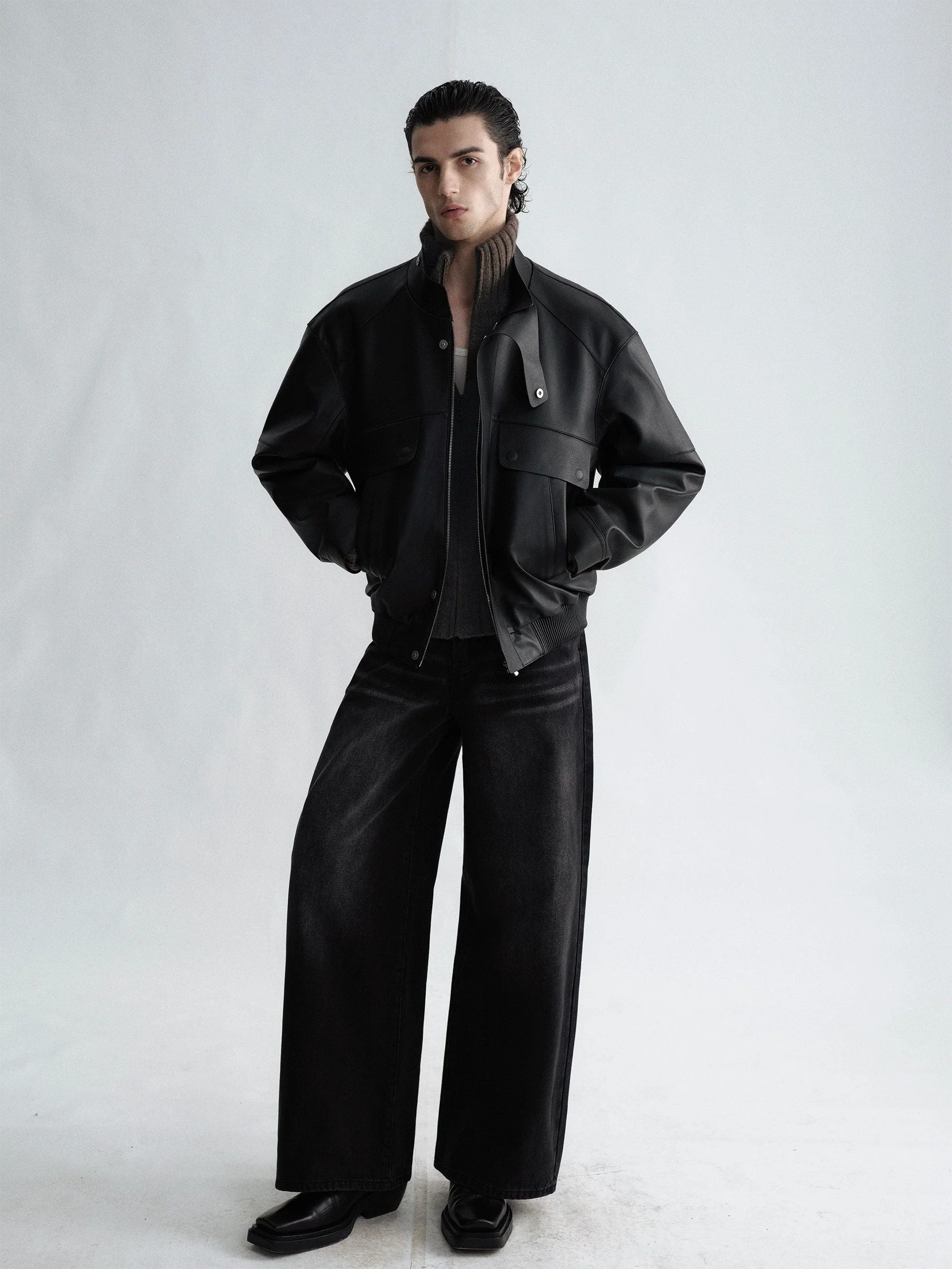Zip Funnel Cardigan - Image 2