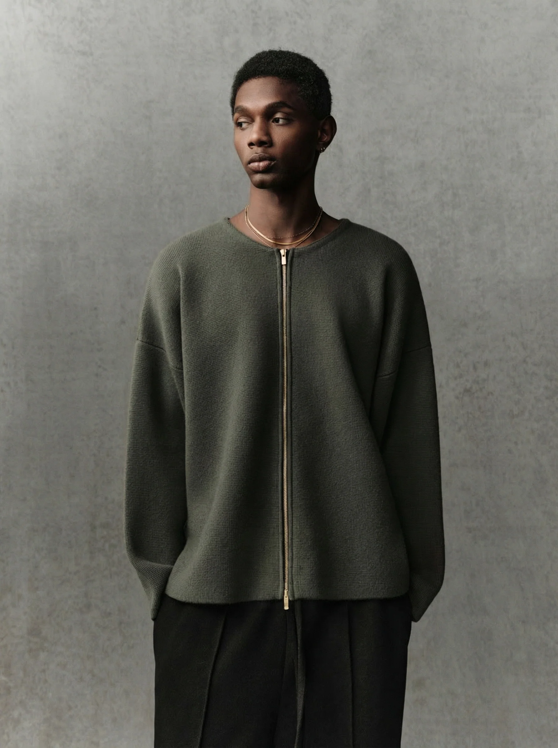 Zip Knit Cardigan