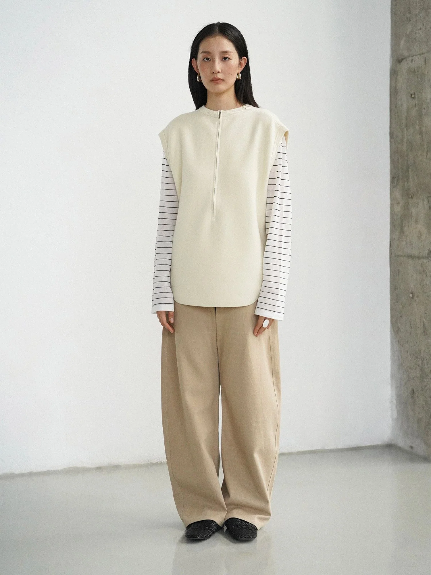 Zip Knit Vest - Image 2