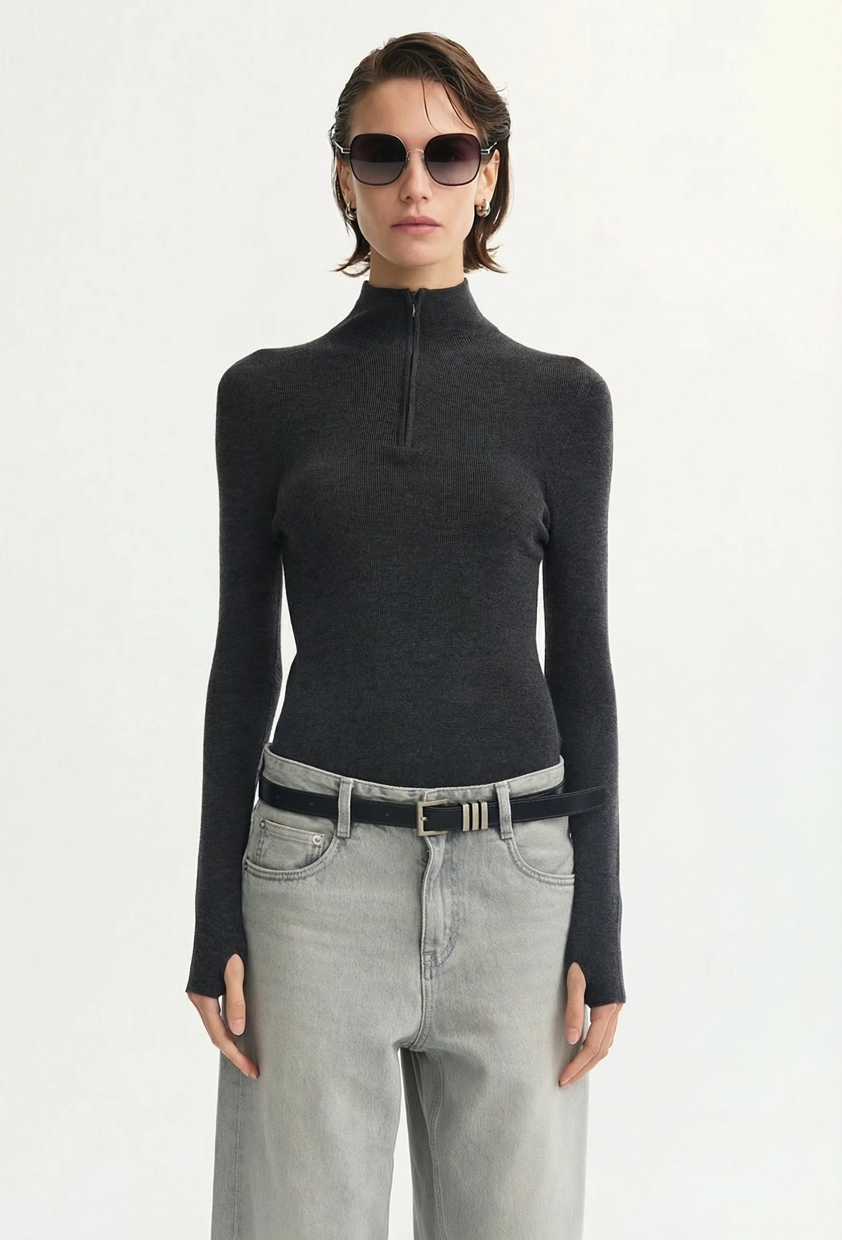 Zip Mockneck Sweater - Image 2