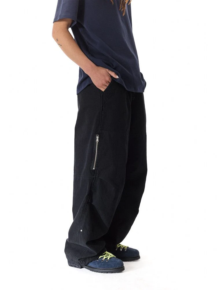 Zip Pocket Wide-Leg Pants - Image 2
