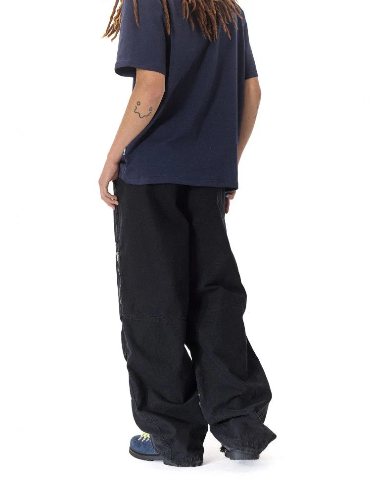 Zip Pocket Wide-Leg Pants - Image 5