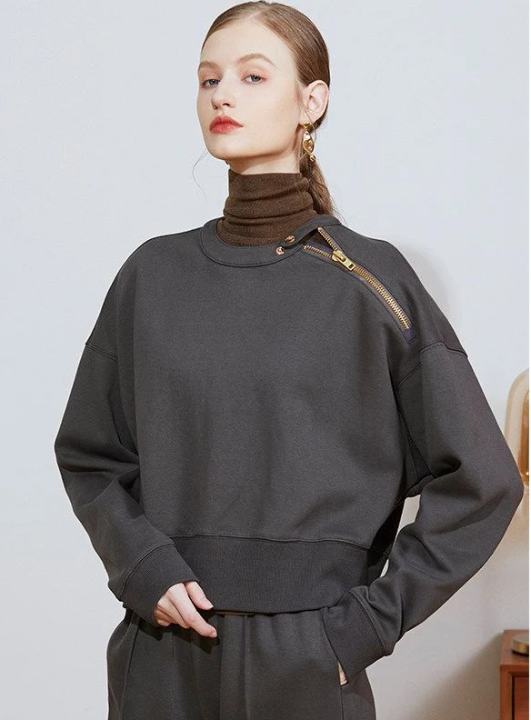 Zip Shoulder Sweatset - Image 10