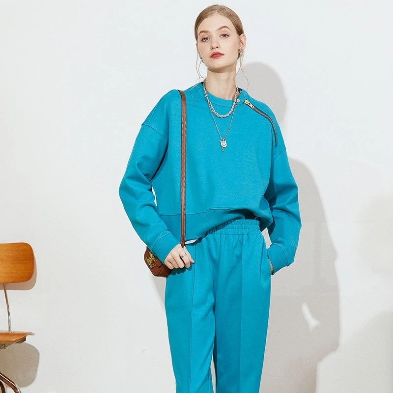 Zip Shoulder Sweatset - Image 3