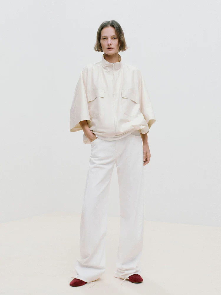 Zip Stand-Collar Jacket