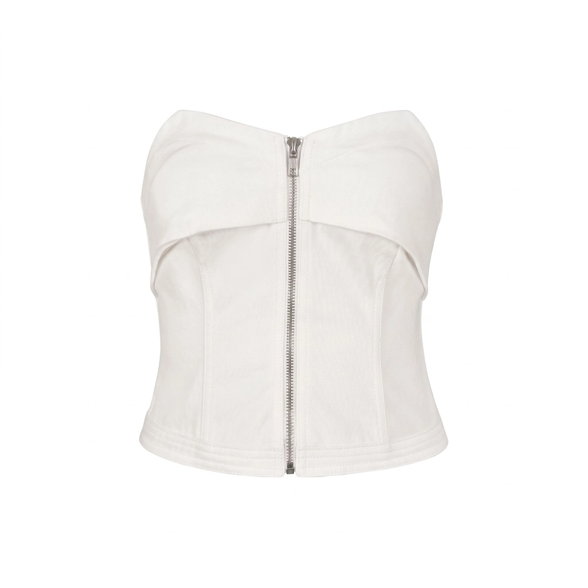 Zip Strapless Bustier - Image 7