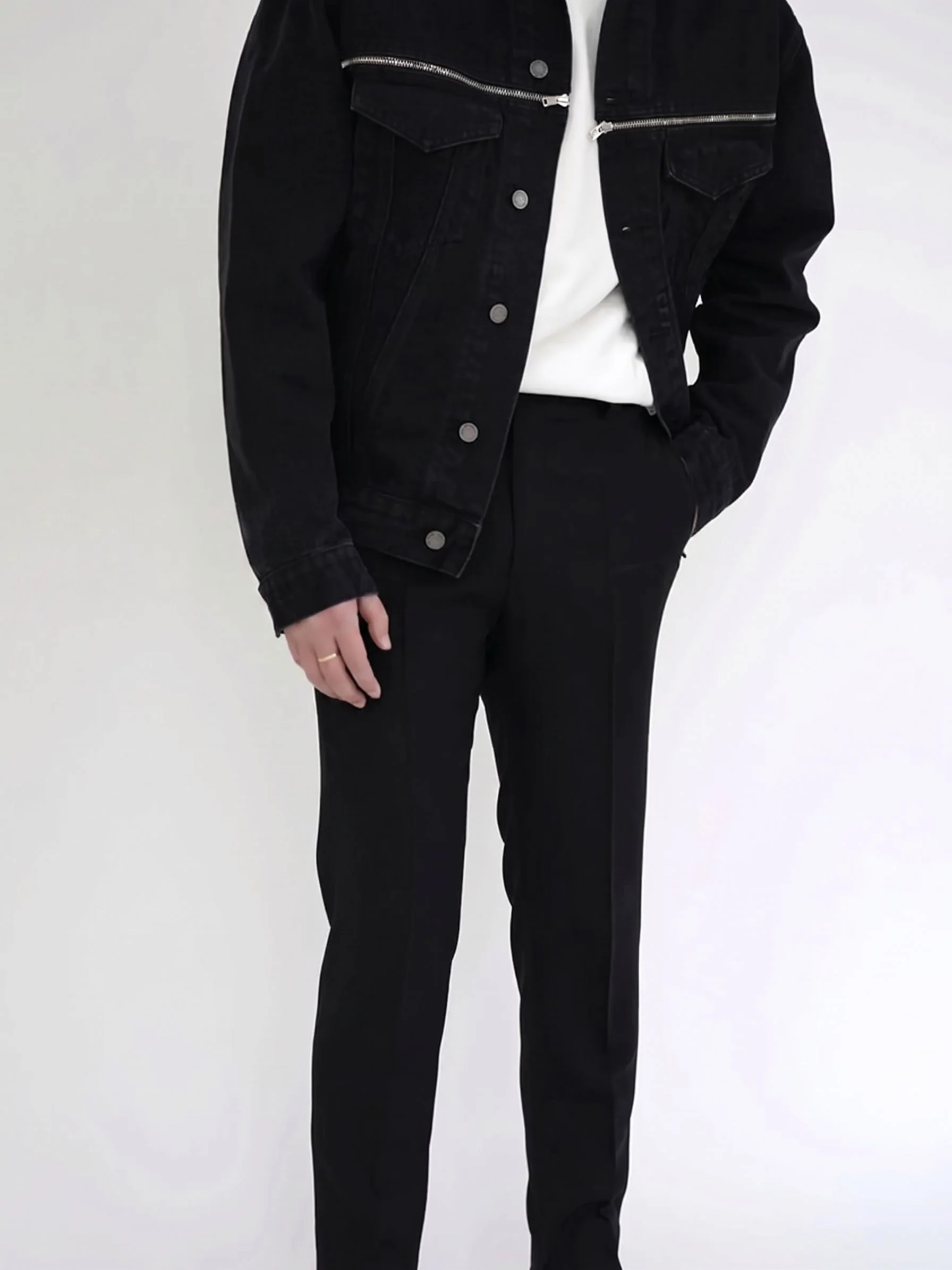 Zip Trucker Jacket - Image 2