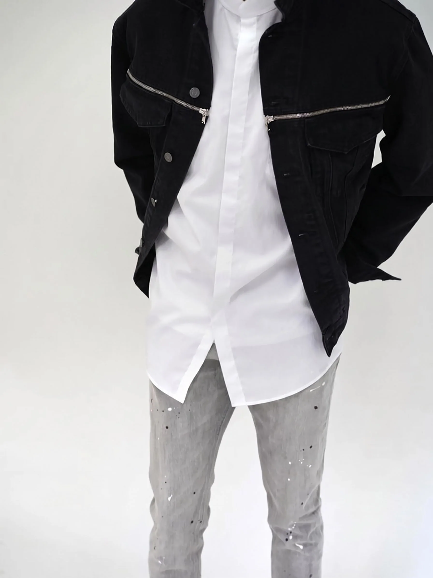 Zip Trucker Jacket - Image 4