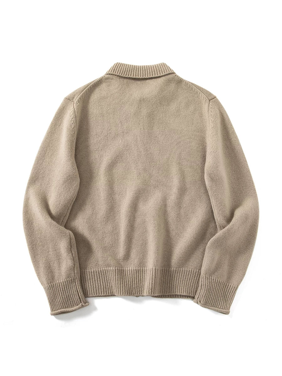 Zip-Up Knit Cardigan - Image 7